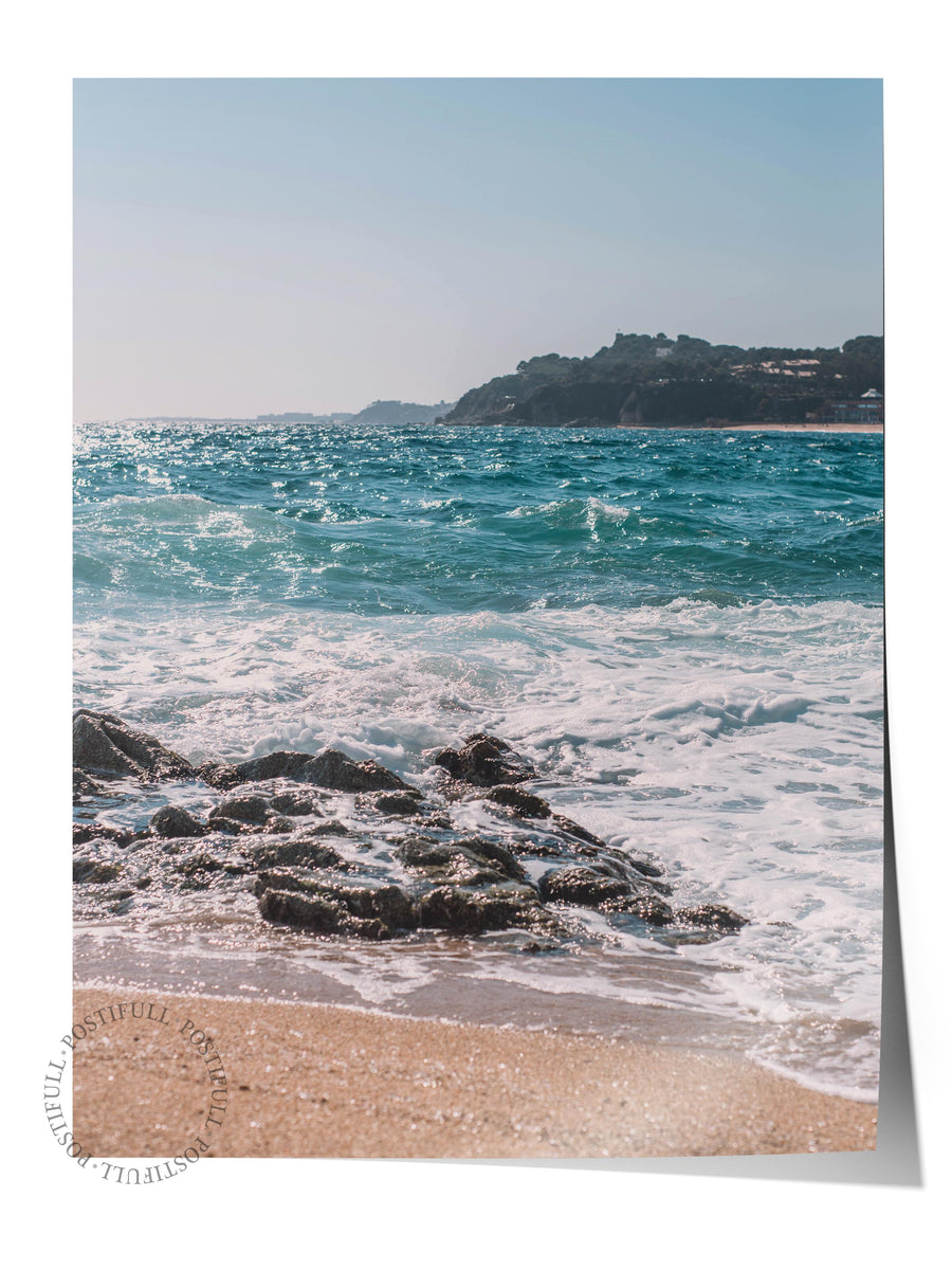 Deniz Kenarı Manzarası Fotoğraf Çerçevesiz Poster