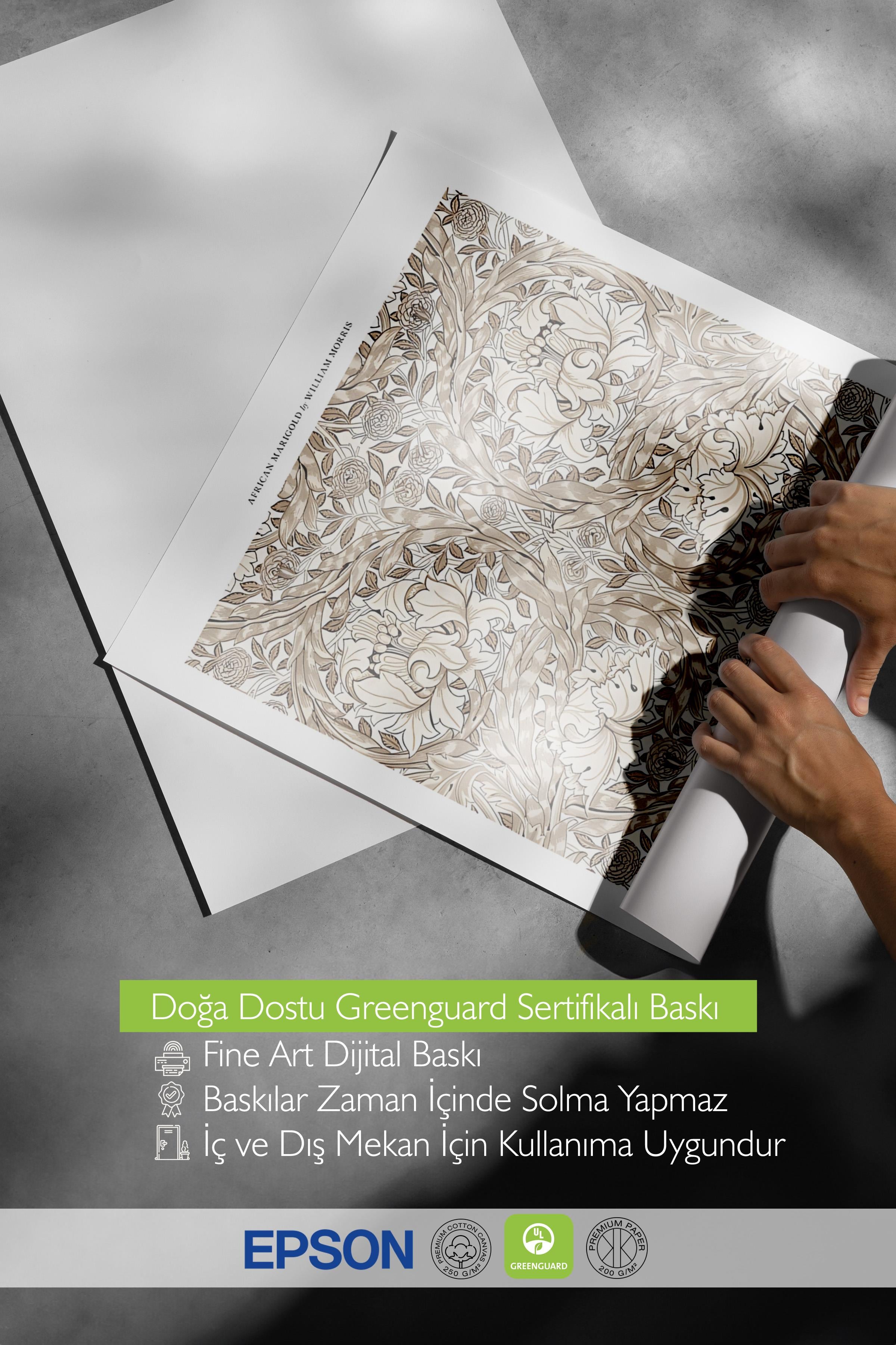 Çerçevesiz Poster, Duvar Posteri, William Morris - African Marigold Poster, NO:108583