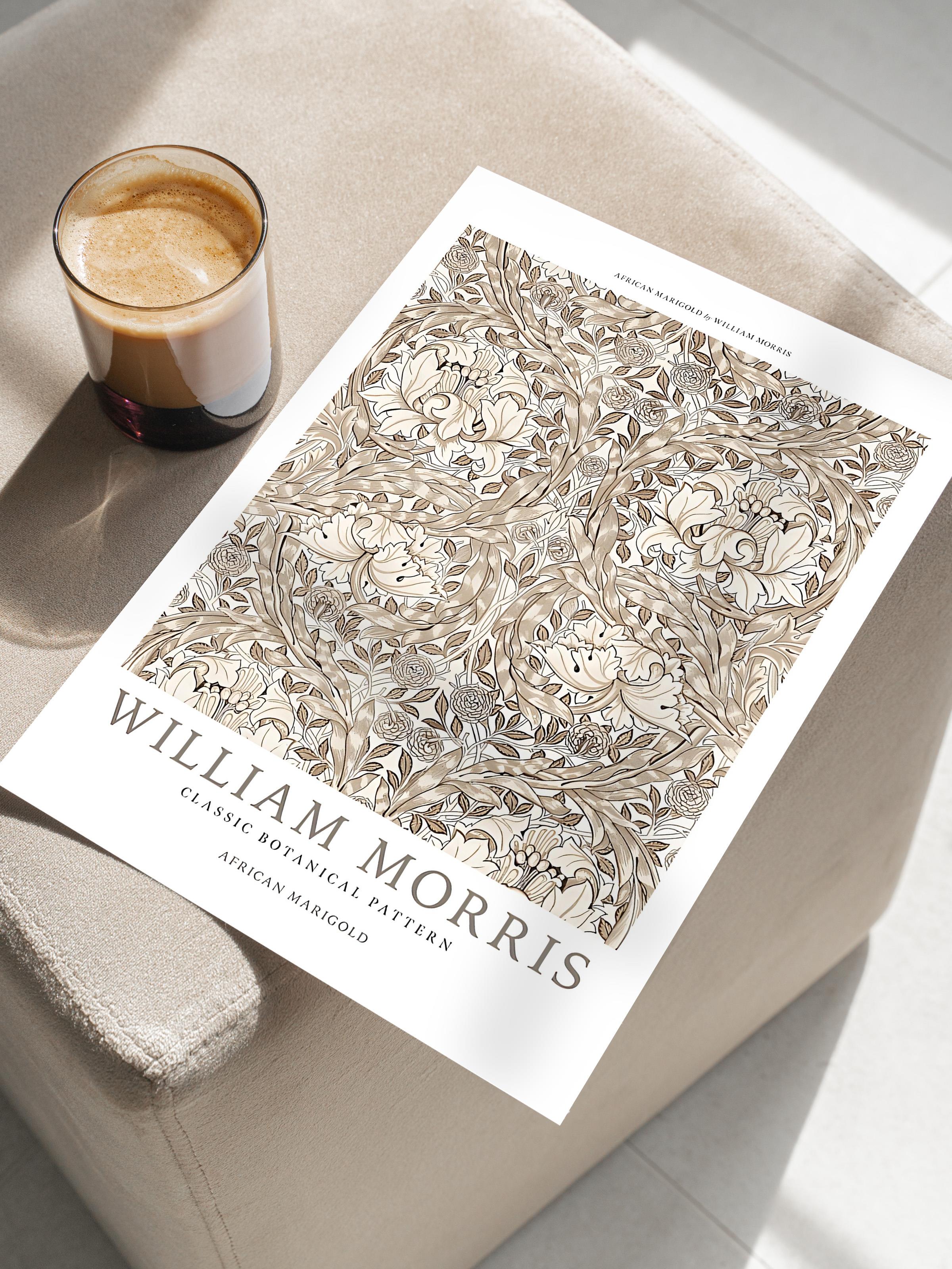 Çerçevesiz Poster, Duvar Posteri, William Morris - African Marigold Poster, NO:108583