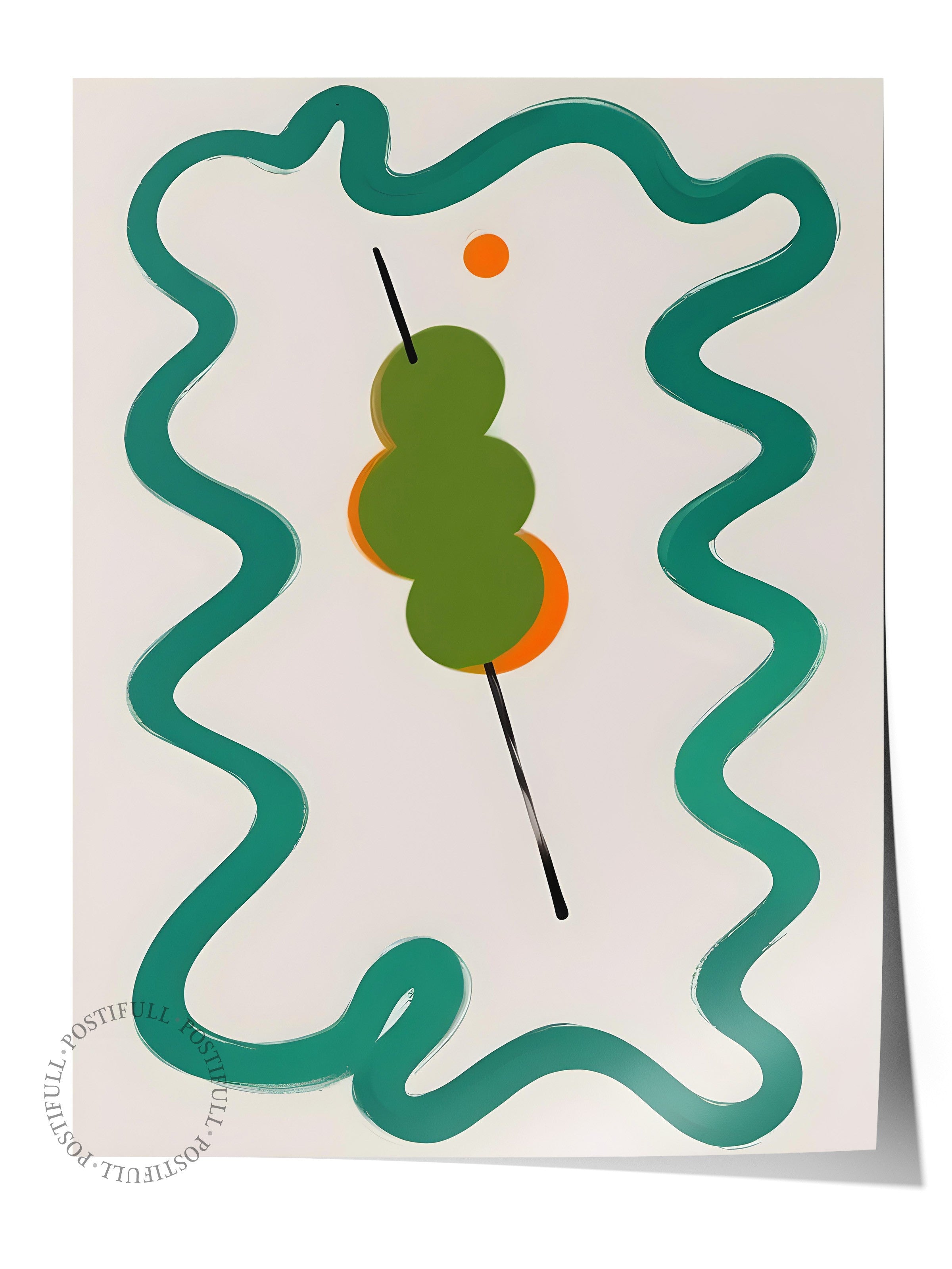 Çerçevesiz Poster, Hanami Dango, Comfort Serisi Mutfak Duvar Posteri, NO:109076