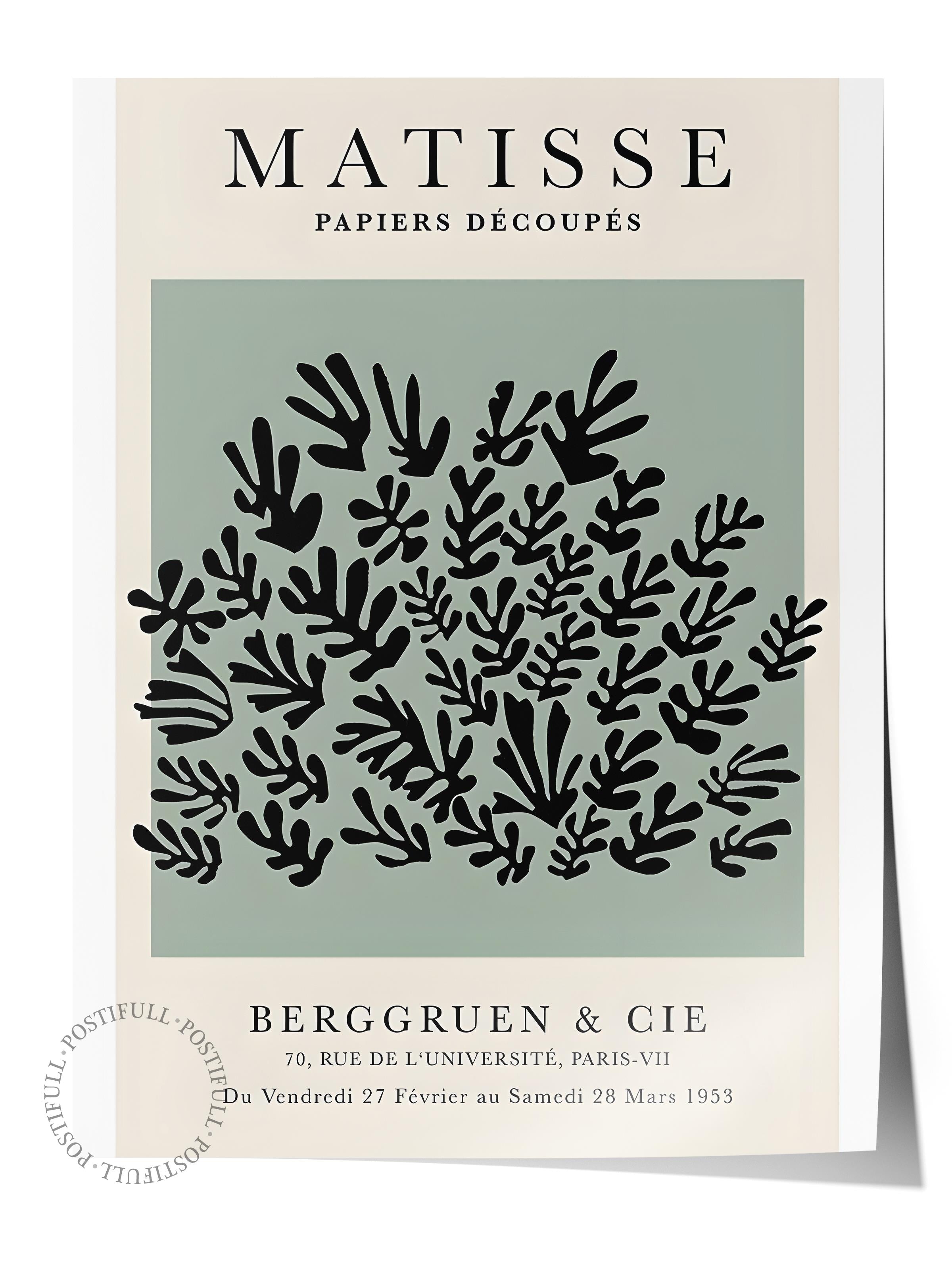 Çerçevesiz Poster, İllüstrasyon Çizim Poster - Henri Matisse Pastel, Duvar Posteri, HD Baskı, Kalın Arşivsel Sanat Kağıdı