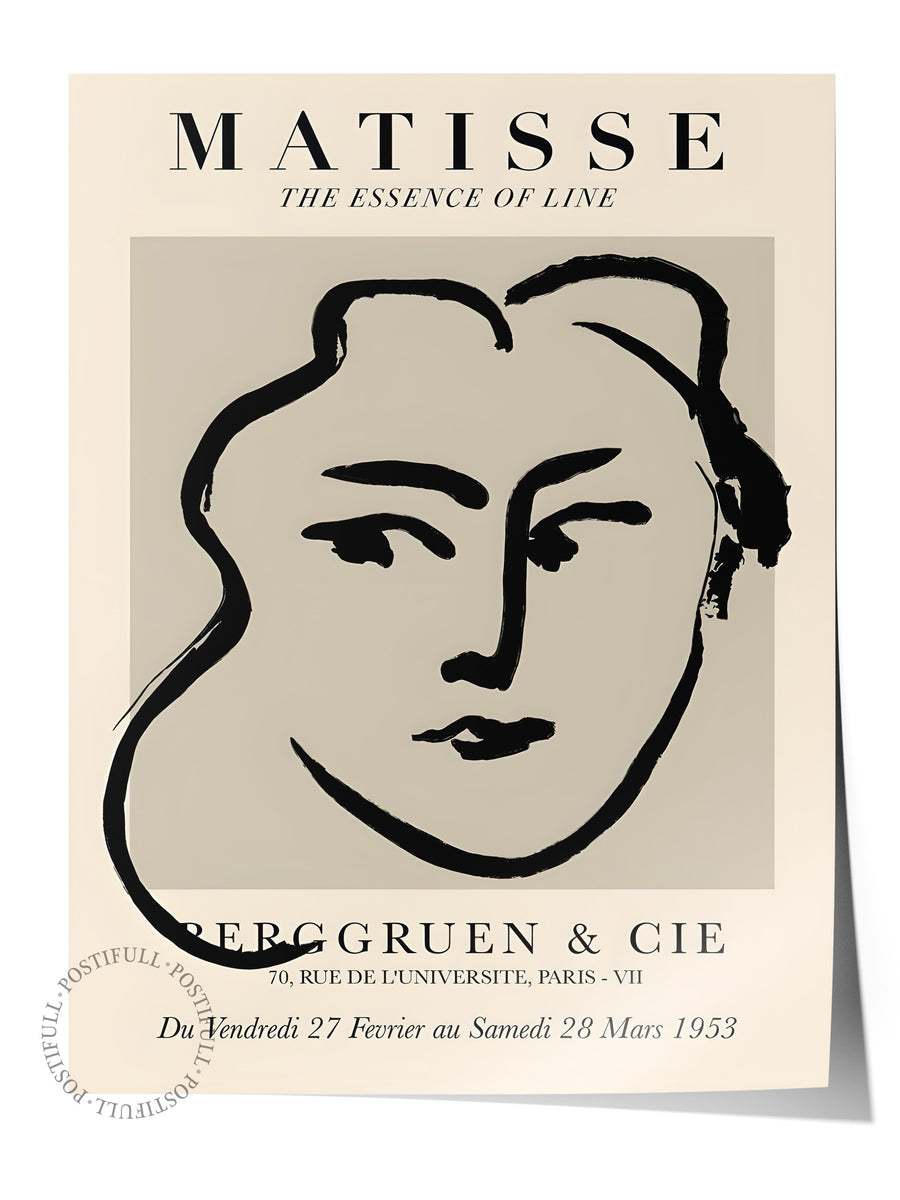 MATISSE THE ESSENCE OF LINE İllüstrasyon Çerçevesiz Poster