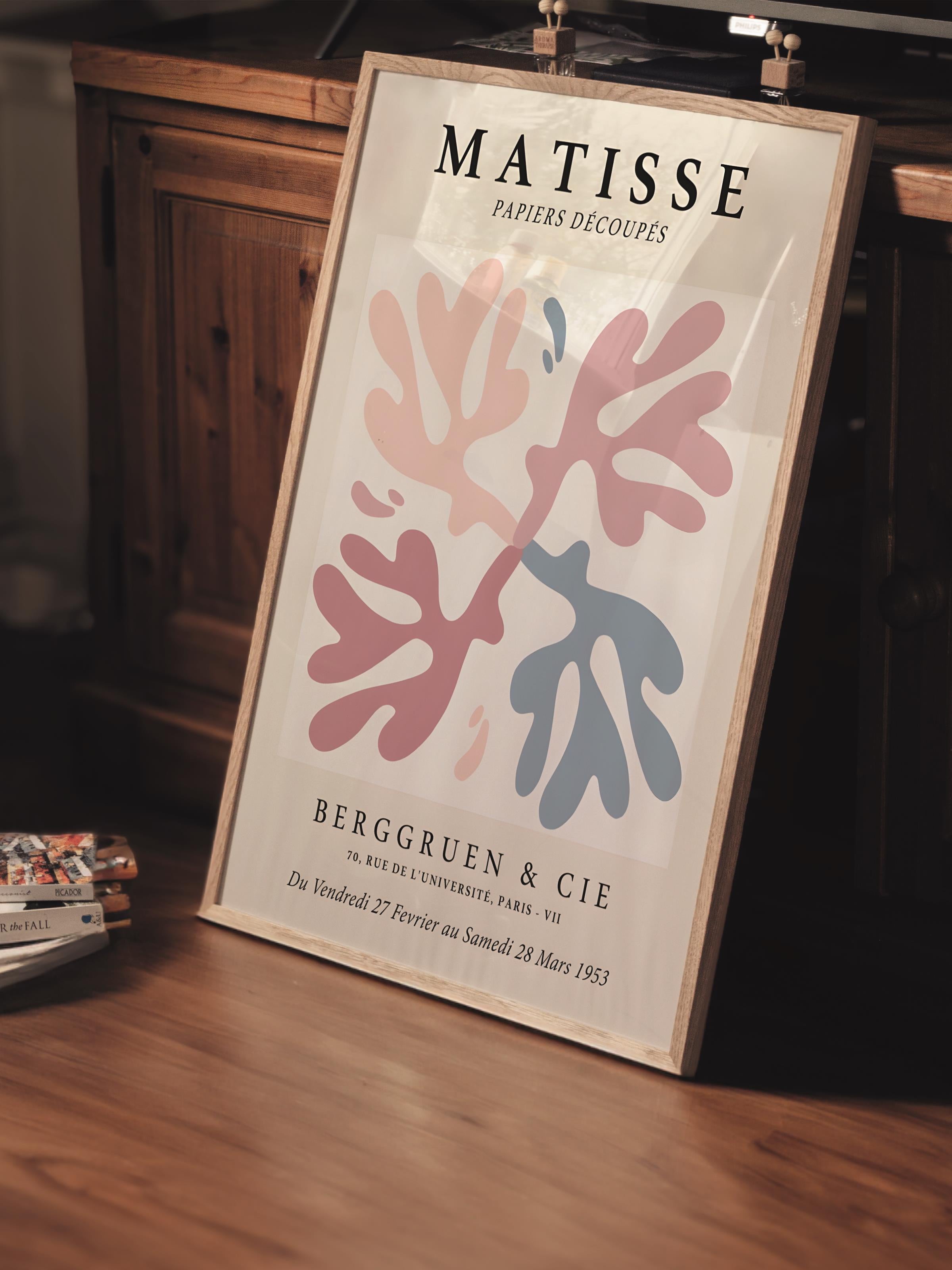 Çerçevesiz Poster, İllüstrasyon Çizim Poster - Henri Matisse Pastel, Duvar Posteri, HD Baskı, Kalın Arşivsel Sanat Kağıdı