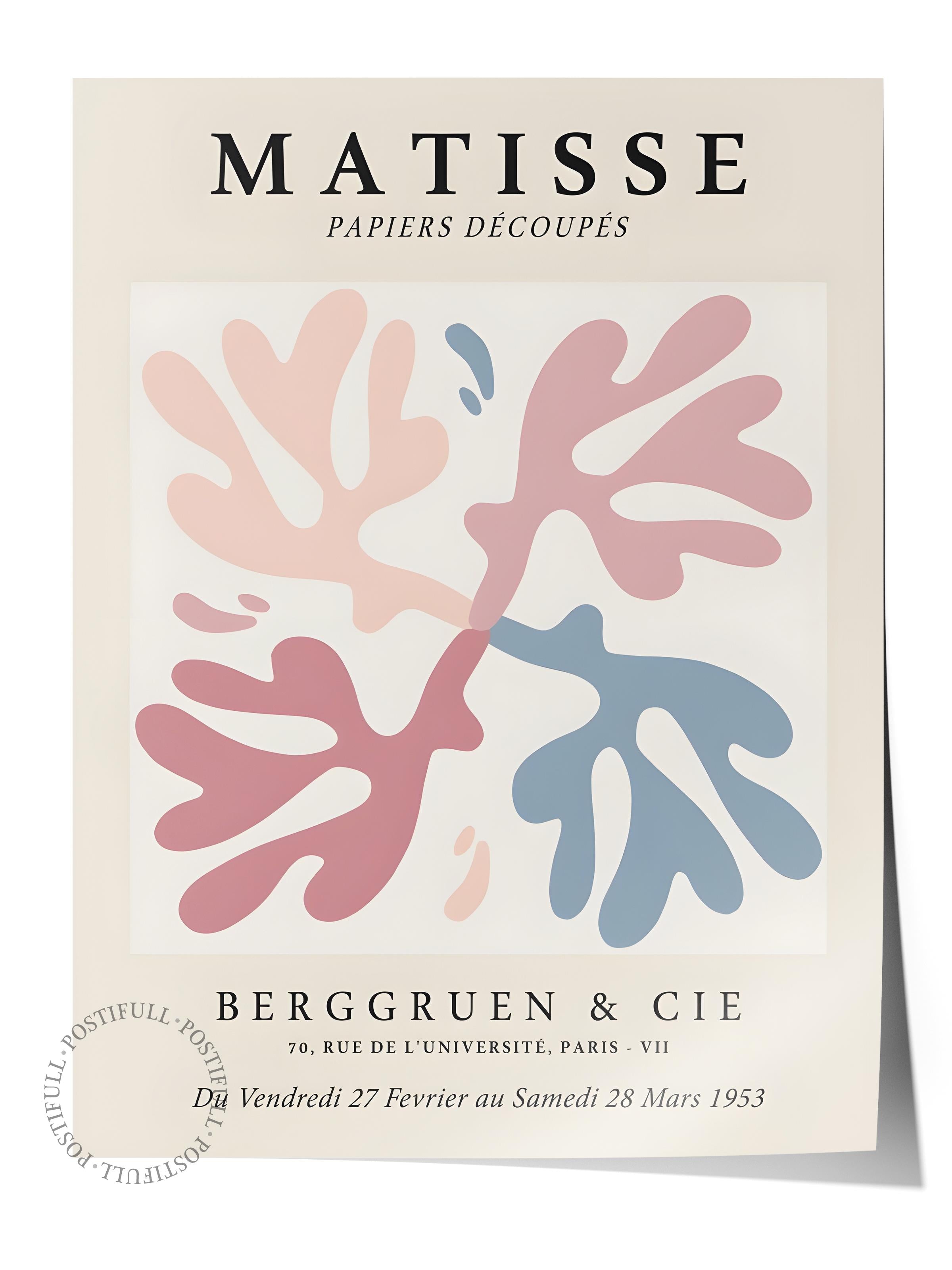 Çerçevesiz Poster, İllüstrasyon Çizim Poster - Henri Matisse Pastel, Duvar Posteri, HD Baskı, Kalın Arşivsel Sanat Kağıdı