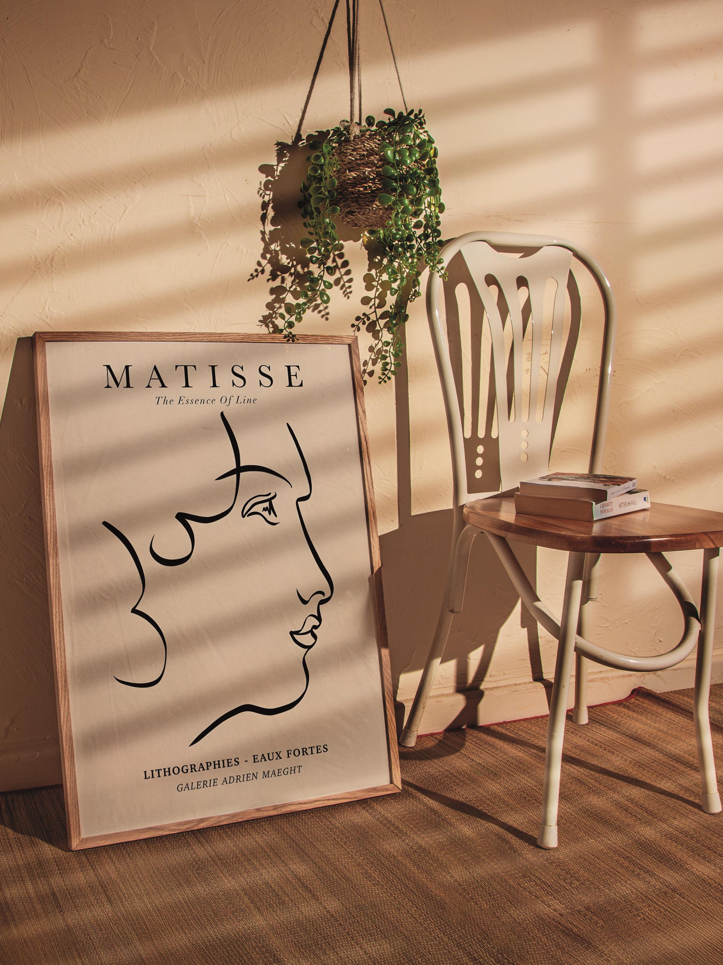 Çerçevesiz Poster, İllüstrasyon Çizim Poster - Henri Matisse Pastel, Duvar Posteri, HD Baskı, Kalın Arşivsel Sanat Kağıdı