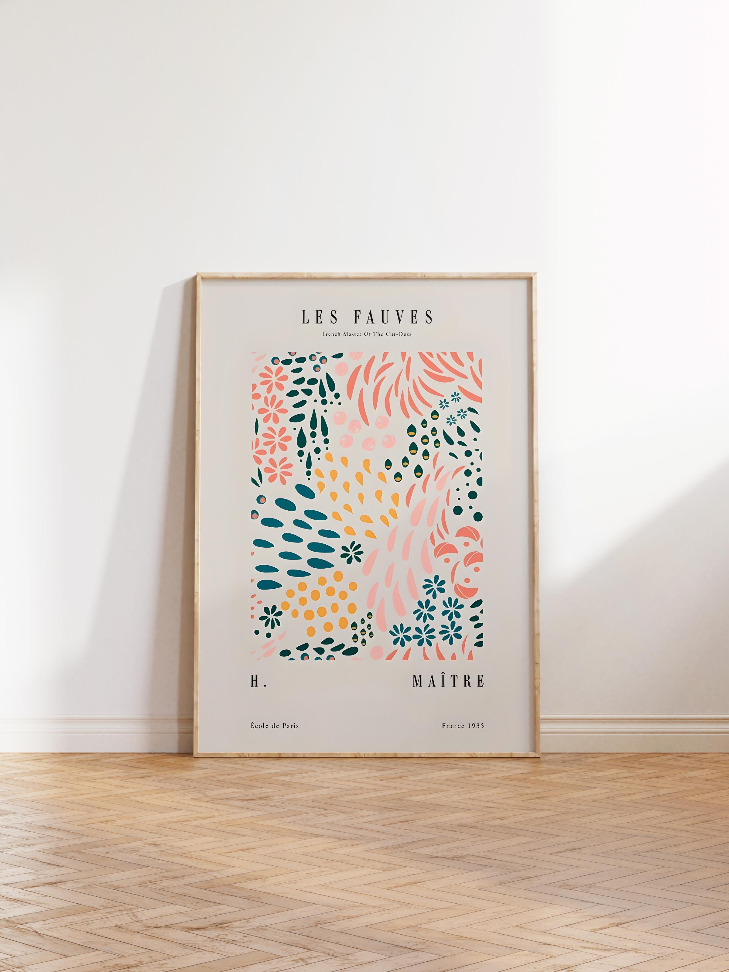 Çerçevesiz Poster, İllüstrasyon Çizim Poster - Henri Matisse Pastel, Duvar Posteri, HD Baskı, Kalın Arşivsel Sanat Kağıdı