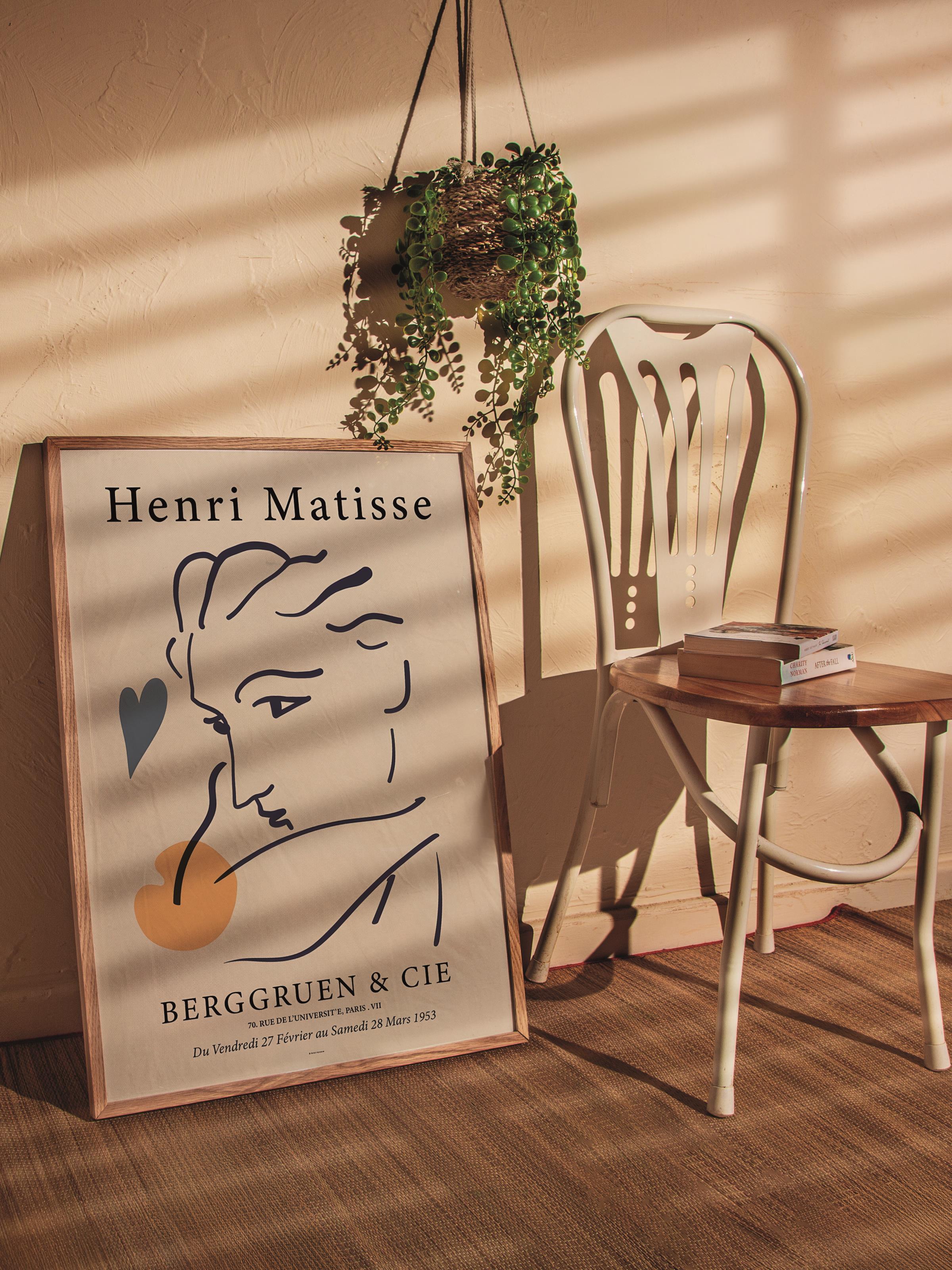 Çerçevesiz Poster, İllüstrasyon Çizim Poster - Henri Matisse Pastel, Duvar Posteri, HD Baskı, Kalın Arşivsel Sanat Kağıdı