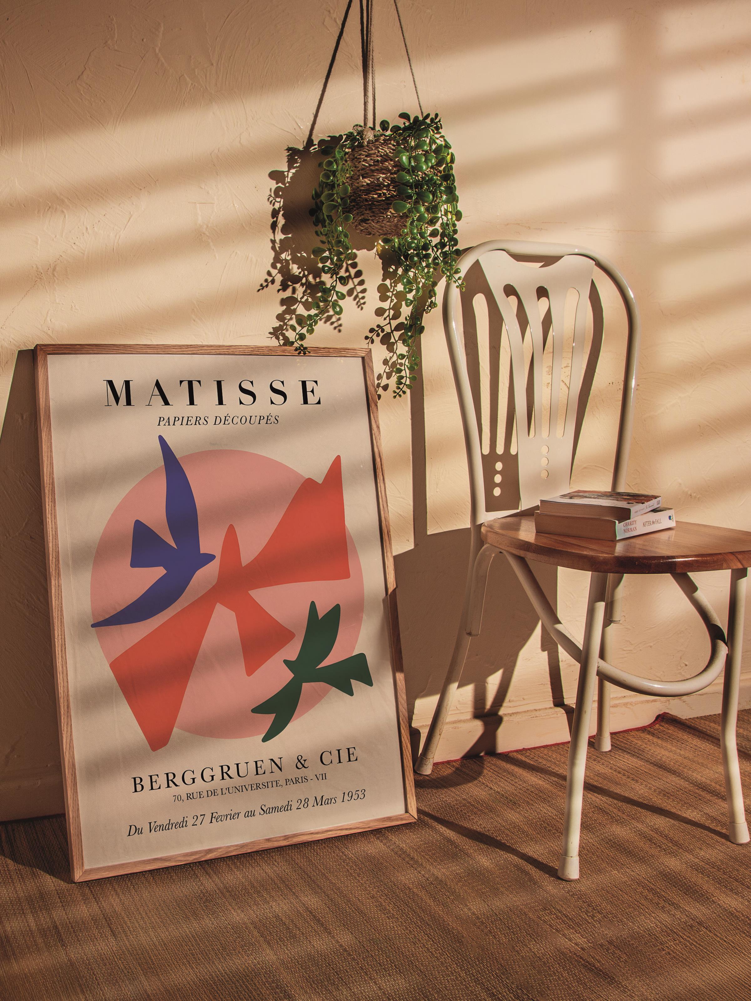 Çerçevesiz Poster, İllüstrasyon Çizim Poster - Henri Matisse Pastel, Duvar Posteri, HD Baskı, Kalın Arşivsel Sanat Kağıdı