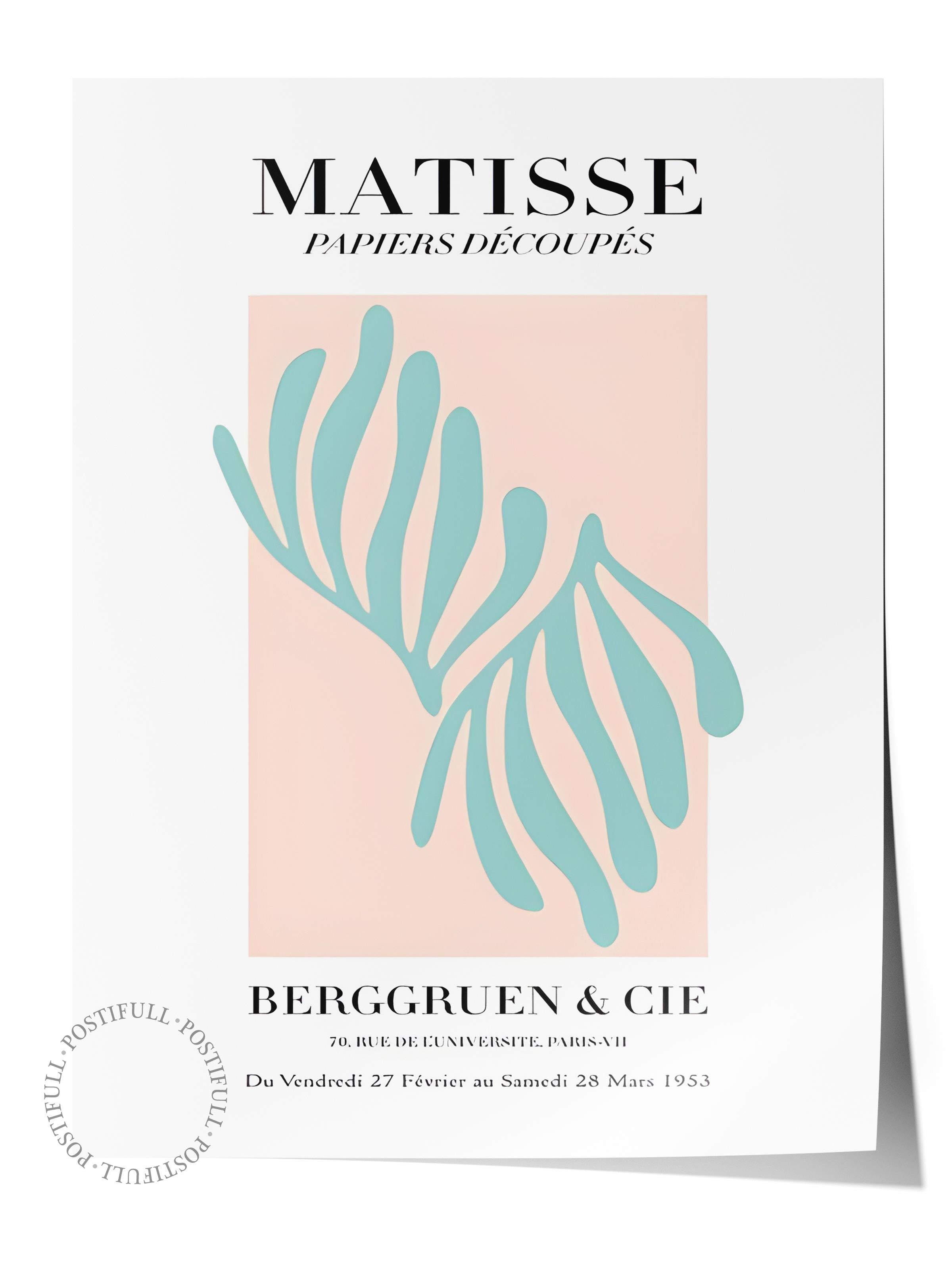 Çerçevesiz Poster, İllüstrasyon Çizim Poster - Henri Matisse Pastel, Duvar Posteri, HD Baskı, Kalın Arşivsel Sanat Kağıdı
