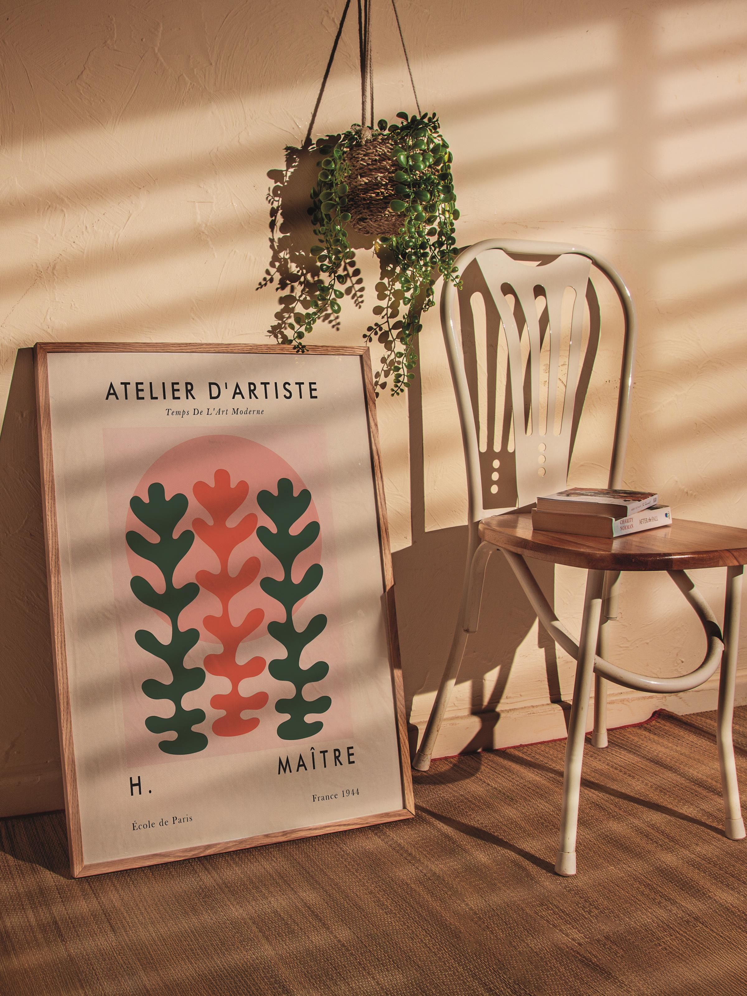 Çerçevesiz Poster, İllüstrasyon Çizim Poster - Henri Matisse Pastel, Duvar Posteri, HD Baskı, Kalın Arşivsel Sanat Kağıdı