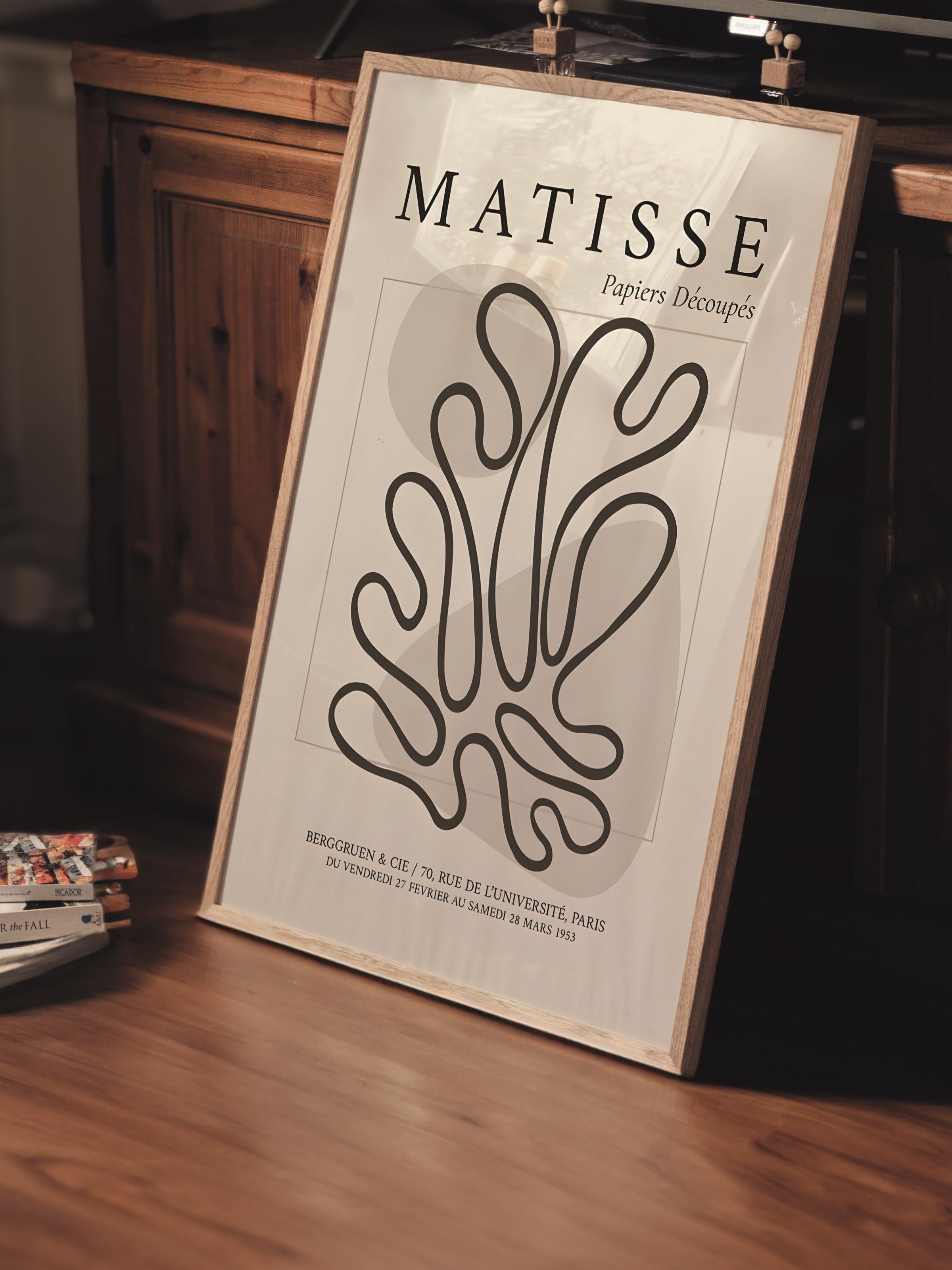 Çerçevesiz Poster, İllüstrasyon Çizim Poster - Henri Matisse Pastel, Duvar Posteri, HD Baskı, Kalın Arşivsel Sanat Kağıdı