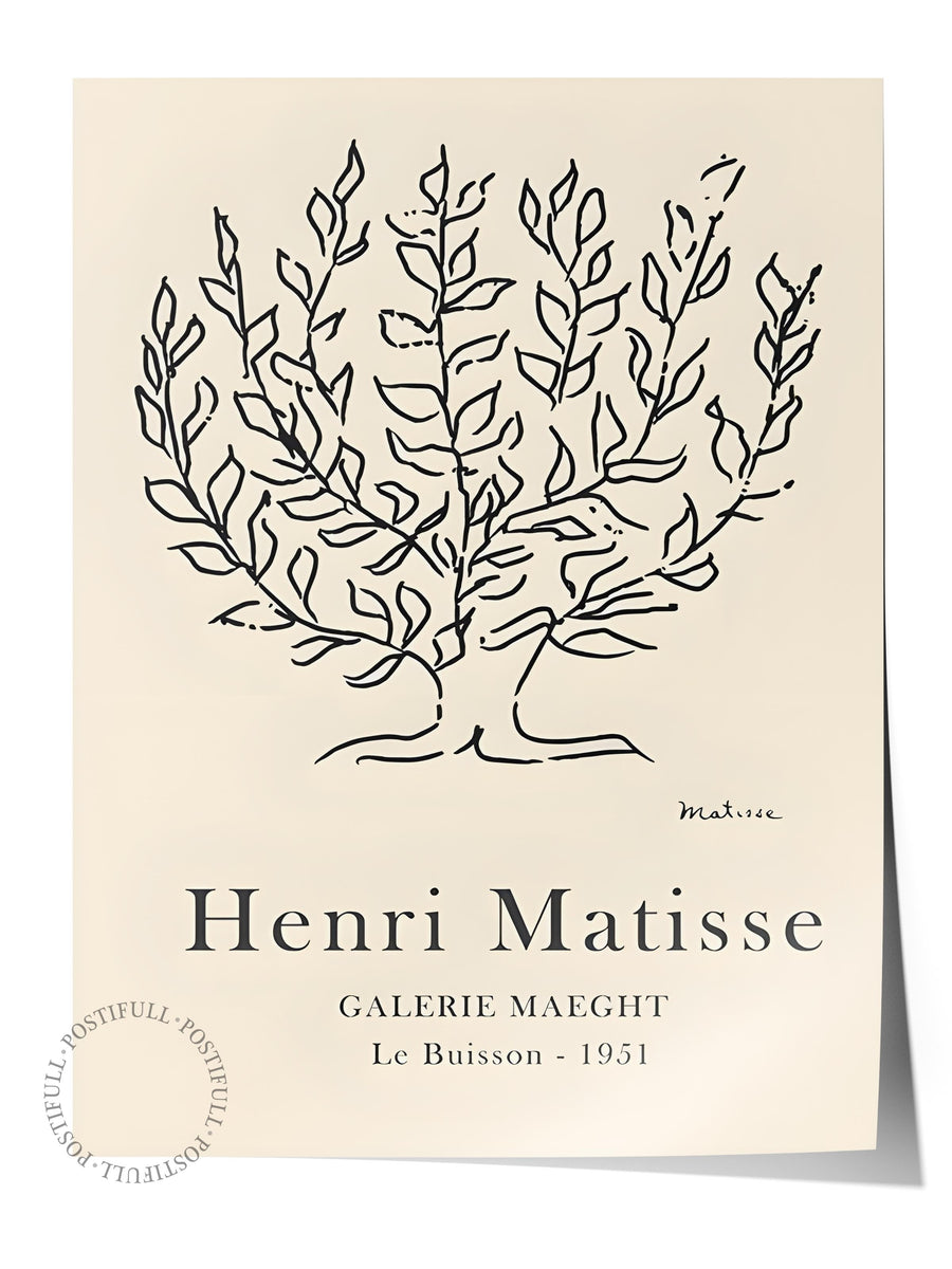 Çerçevesiz Poster, İllüstrasyon Çizim Poster - Henri Matisse Pastel, Duvar Posteri, HD Baskı, Kalın Arşivsel Sanat Kağıdı