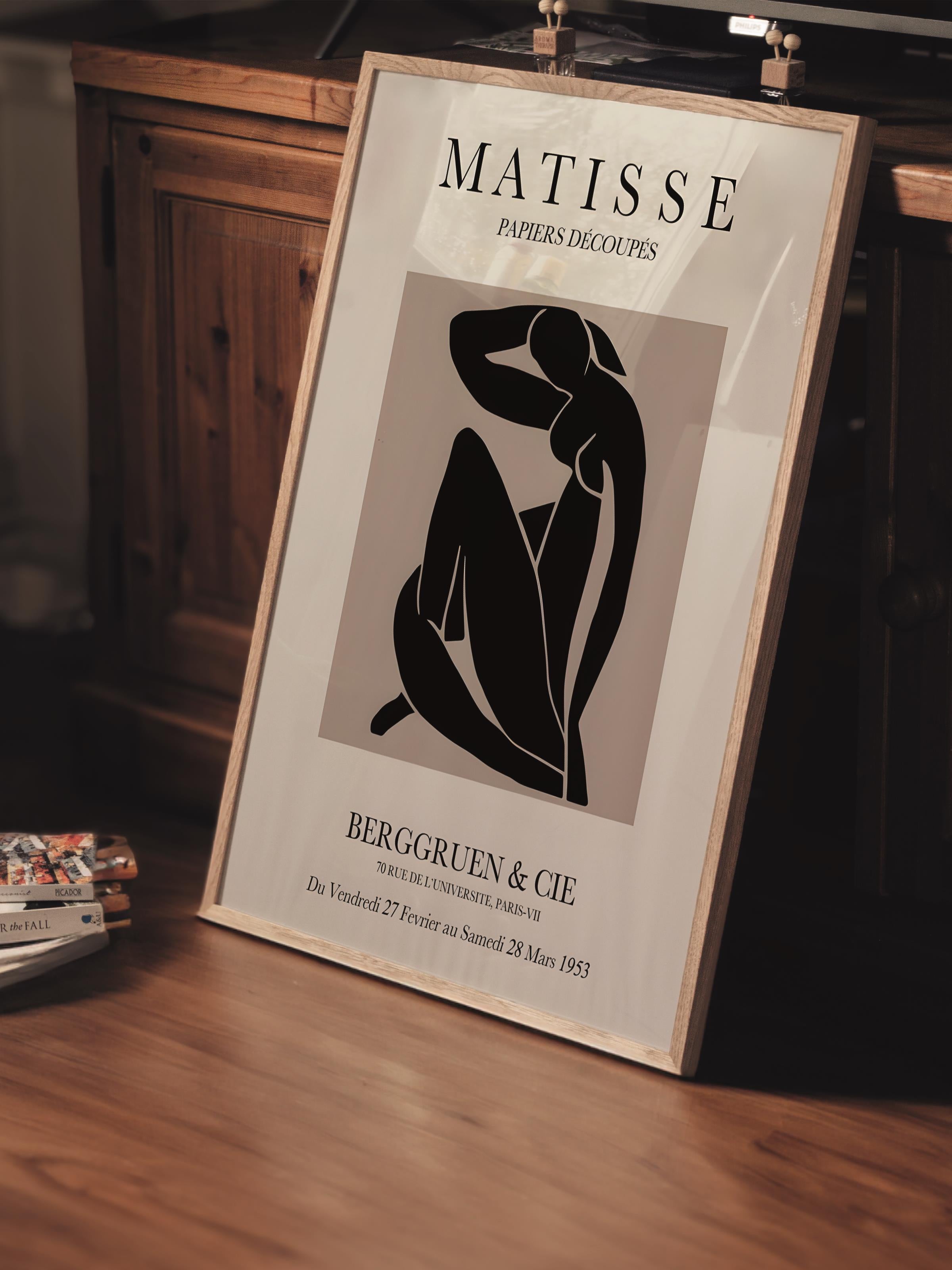 Çerçevesiz Poster, İllüstrasyon Çizim Poster - Henri Matisse Pastel, Duvar Posteri, HD Baskı, Kalın Arşivsel Sanat Kağıdı