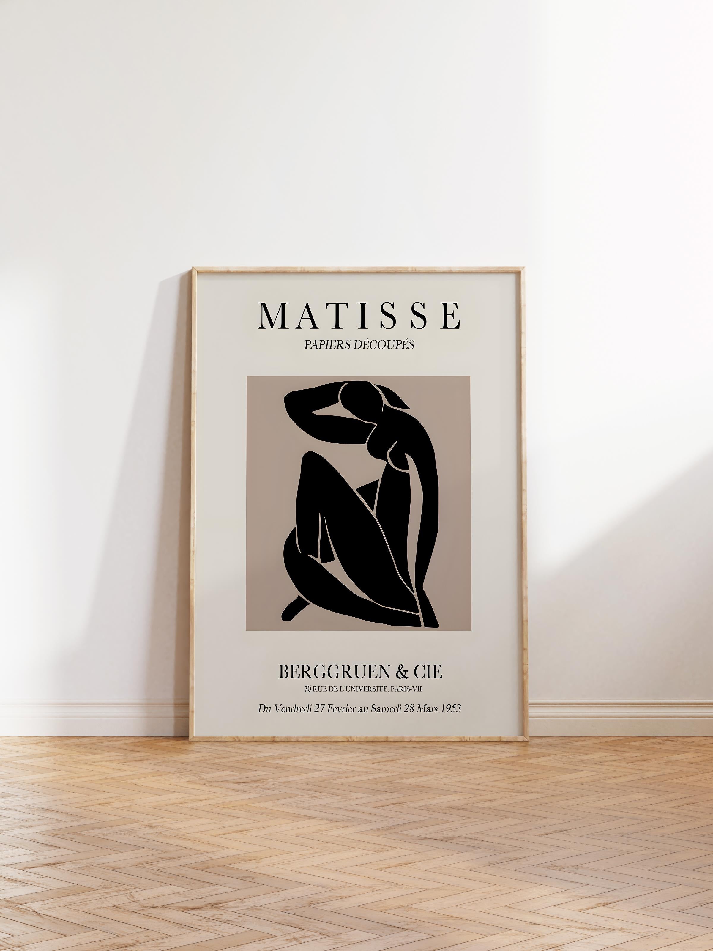 Çerçevesiz Poster, İllüstrasyon Çizim Poster - Henri Matisse Pastel, Duvar Posteri, HD Baskı, Kalın Arşivsel Sanat Kağıdı