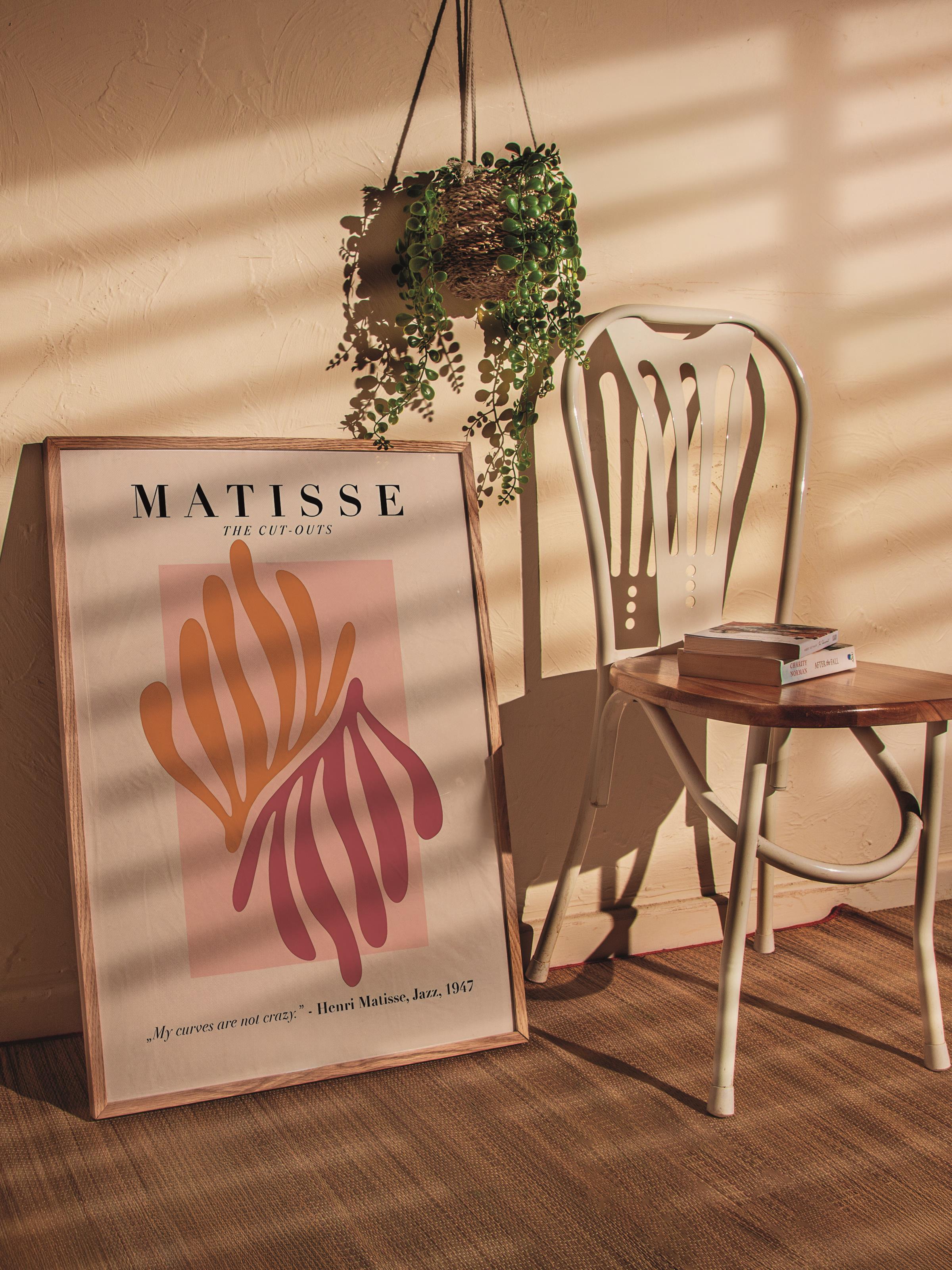 Çerçevesiz Poster, İllüstrasyon Çizim Poster - Henri Matisse Pastel, Duvar Posteri, HD Baskı, Kalın Arşivsel Sanat Kağıdı