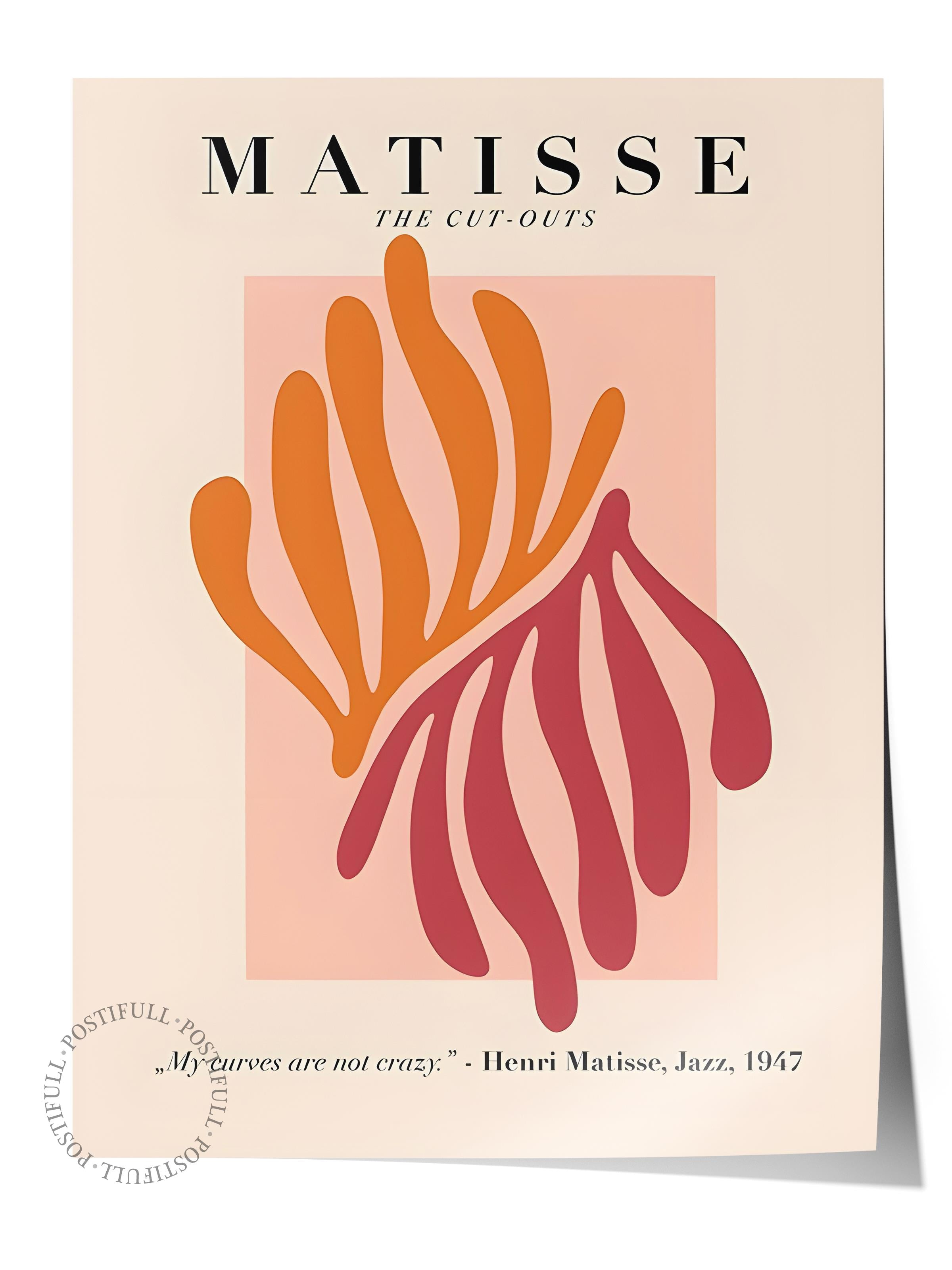 Çerçevesiz Poster, İllüstrasyon Çizim Poster - Henri Matisse Pastel, Duvar Posteri, HD Baskı, Kalın Arşivsel Sanat Kağıdı