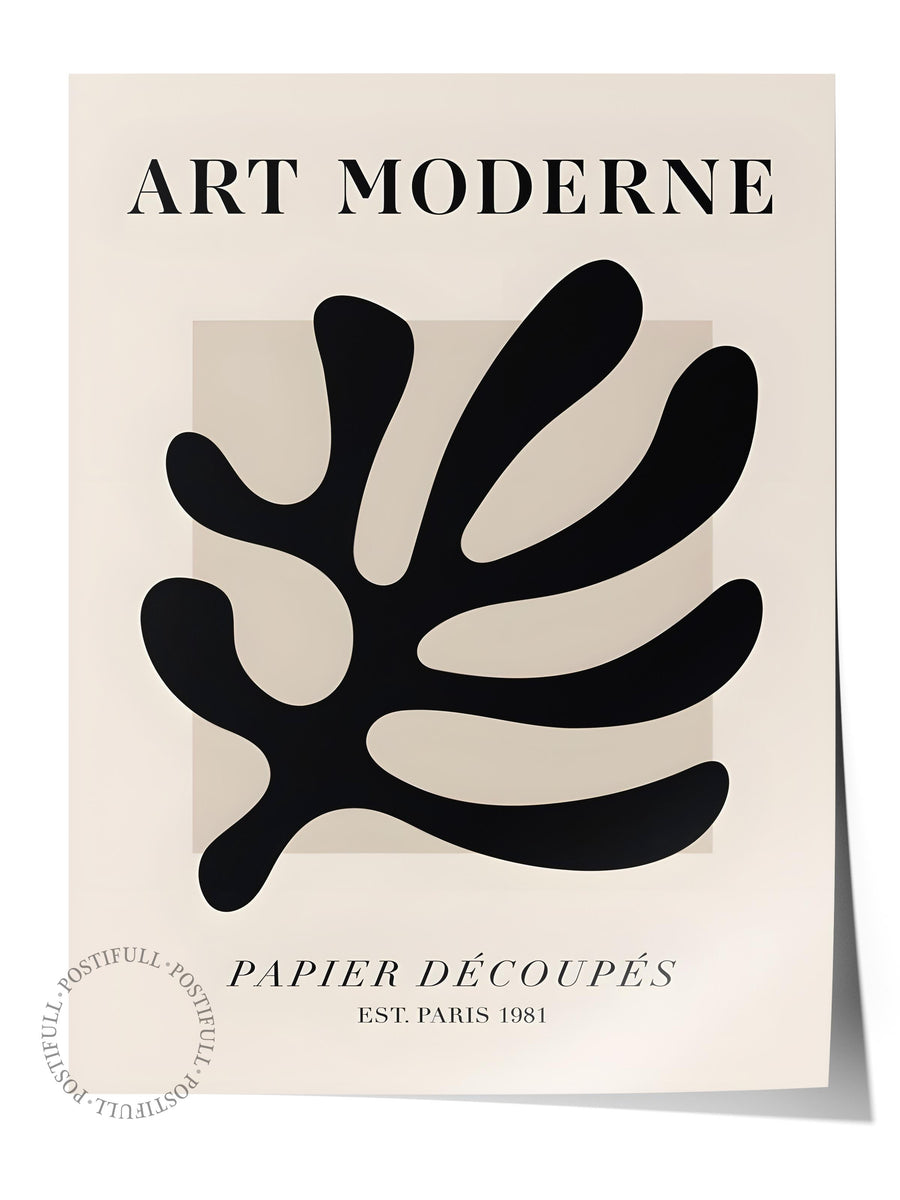 ART MODERNE İllüstrasyon Çerçevesiz Poster
