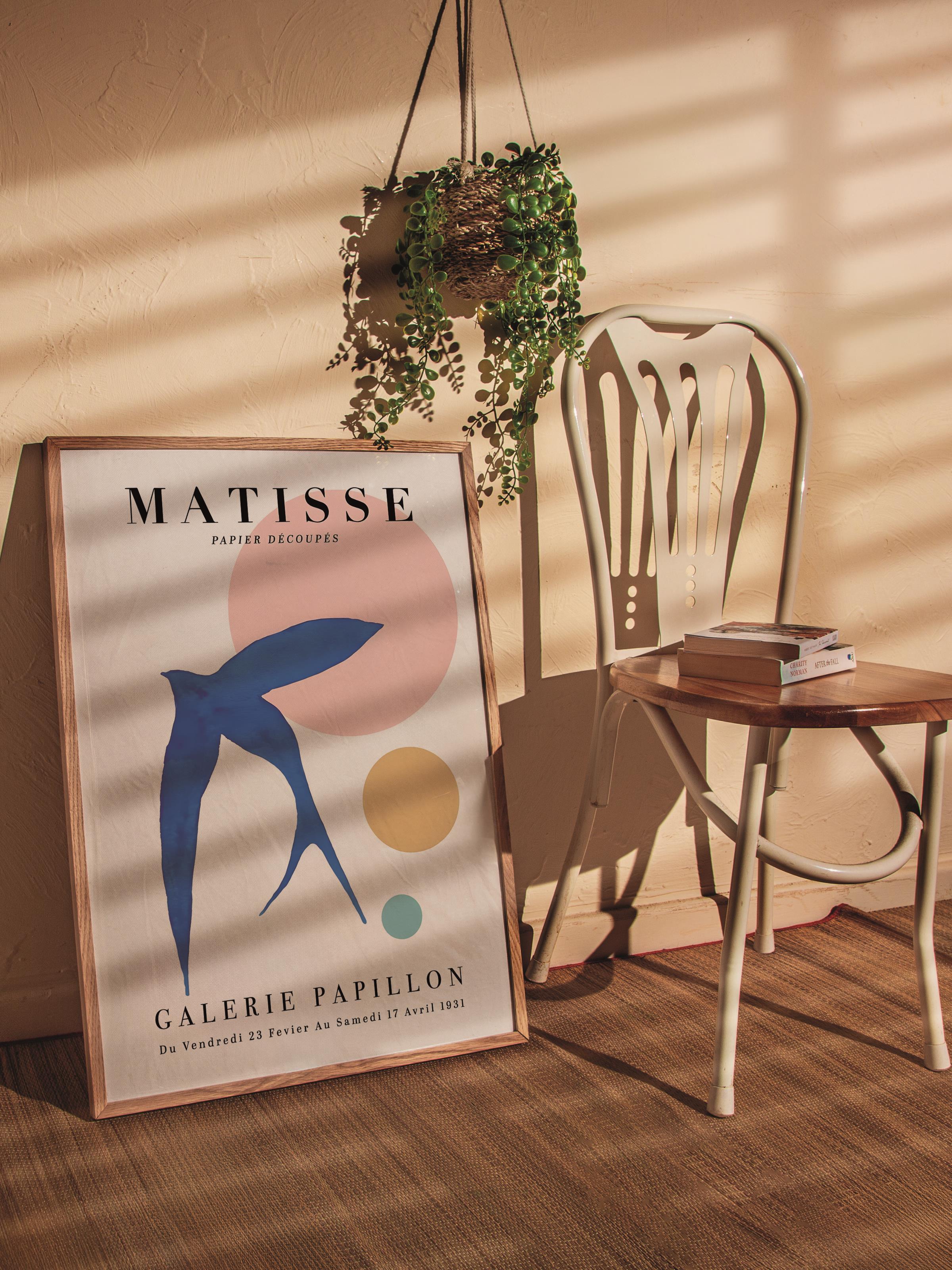 Çerçevesiz Poster, İllüstrasyon Çizim Poster - Henri Matisse Pastel, Duvar Posteri, HD Baskı, Kalın Arşivsel Sanat Kağıdı