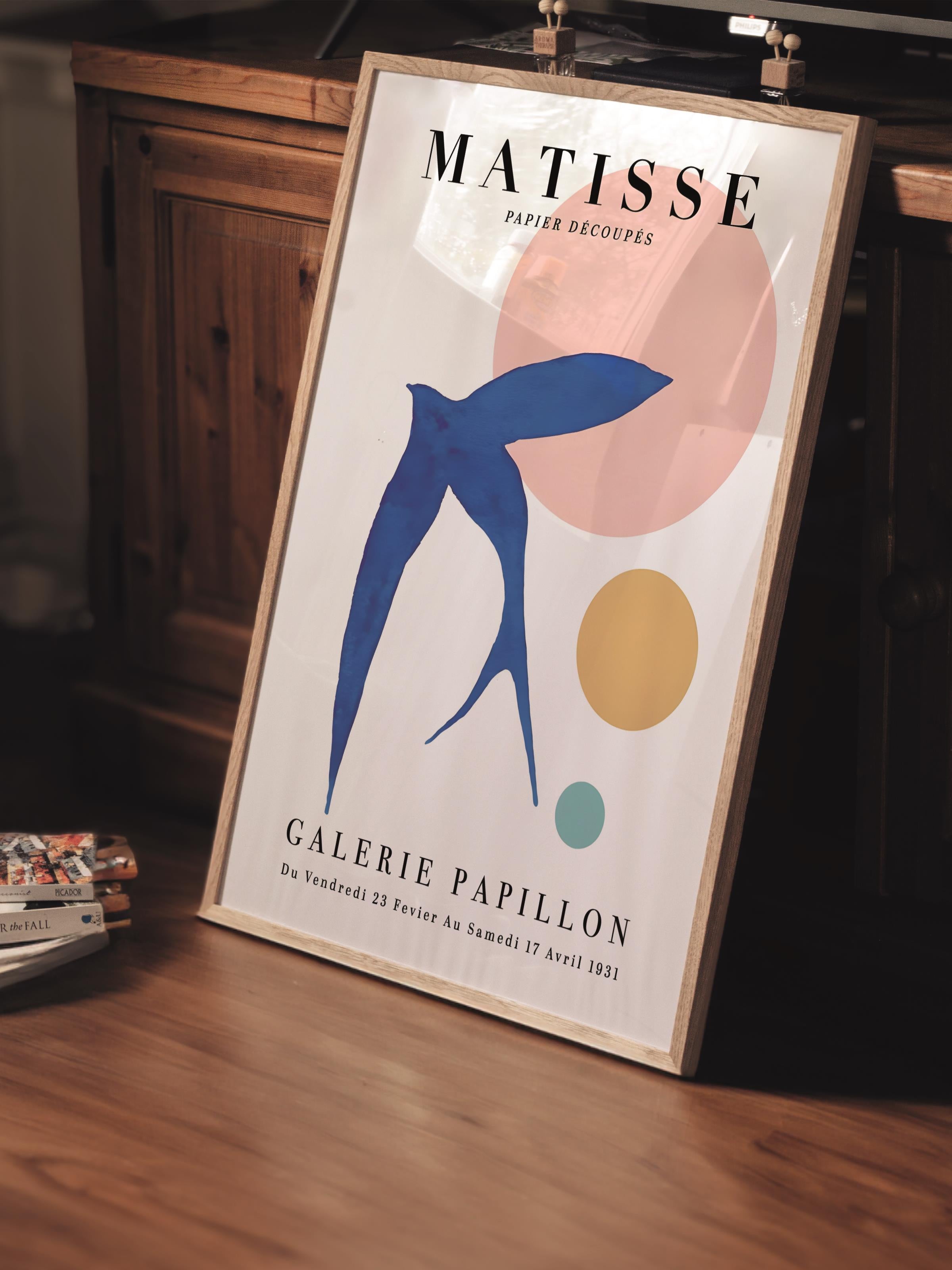 Çerçevesiz Poster, İllüstrasyon Çizim Poster - Henri Matisse Pastel, Duvar Posteri, HD Baskı, Kalın Arşivsel Sanat Kağıdı