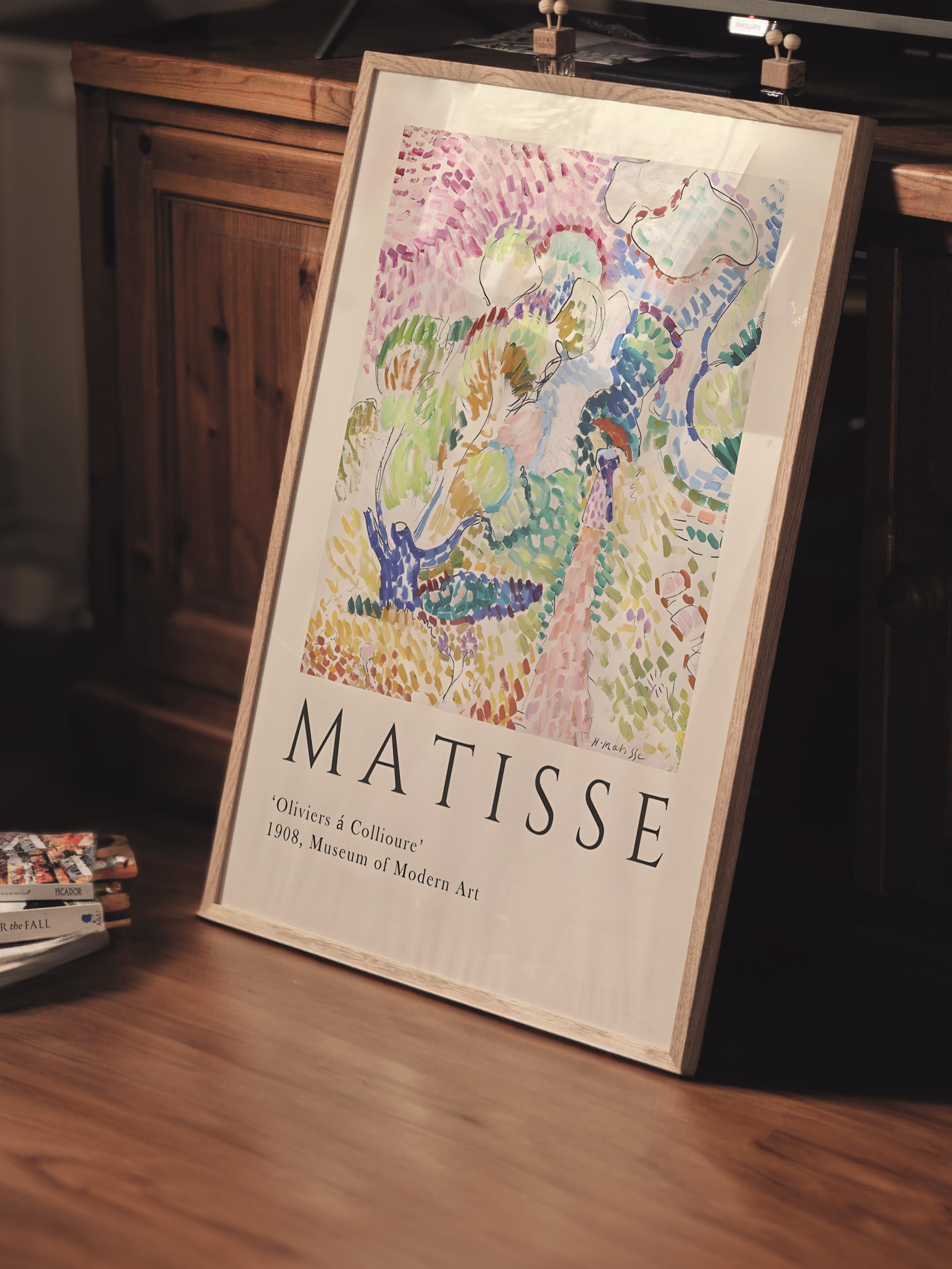 Çerçevesiz Poster, İllüstrasyon Çizim Poster - Henri Matisse Pastel, Duvar Posteri, HD Baskı, Kalın Arşivsel Sanat Kağıdı