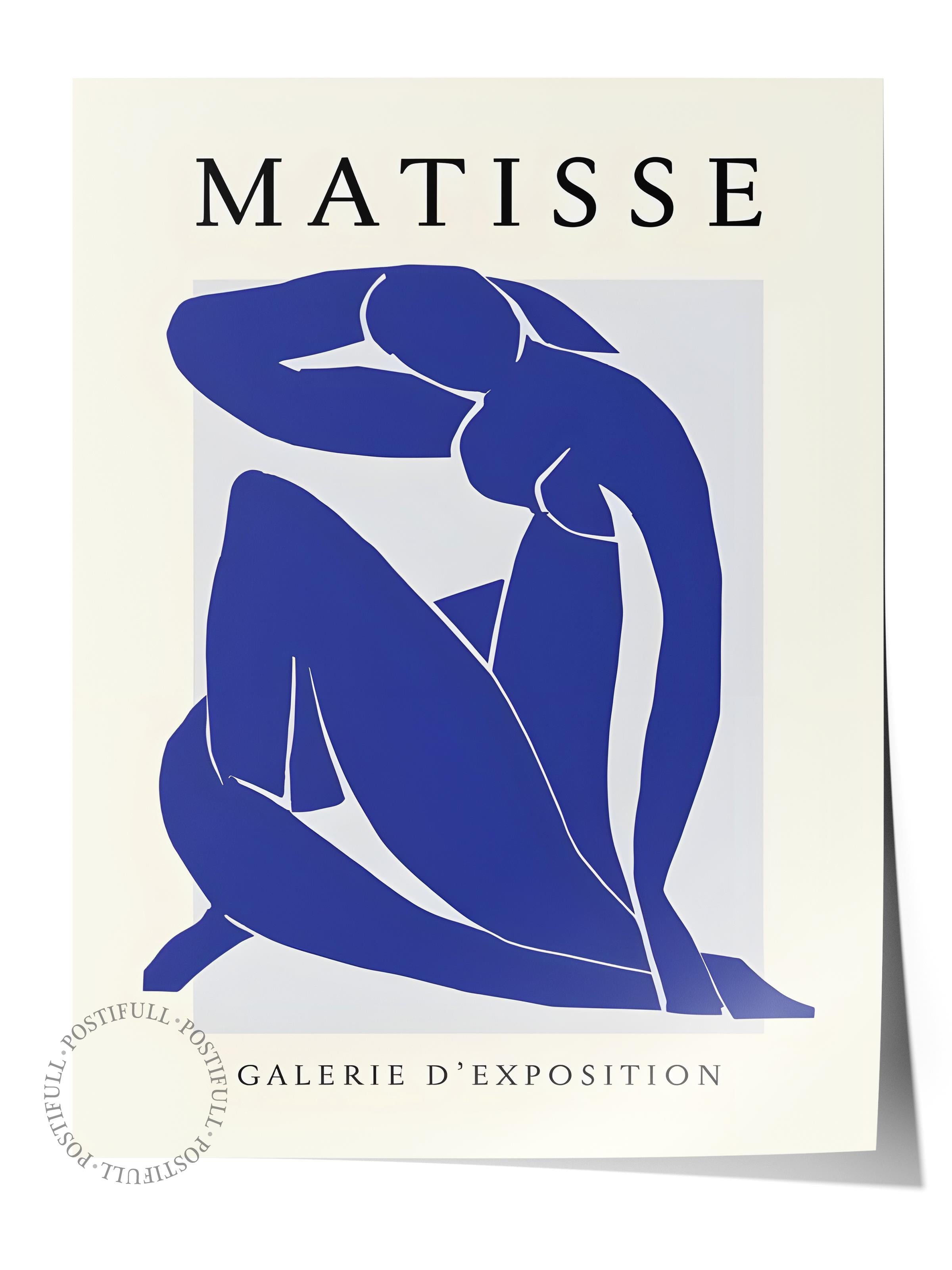 Çerçevesiz Poster, İllüstrasyon Çizim Poster - Henri Matisse Pastel, Duvar Posteri, HD Baskı, Kalın Arşivsel Sanat Kağıdı