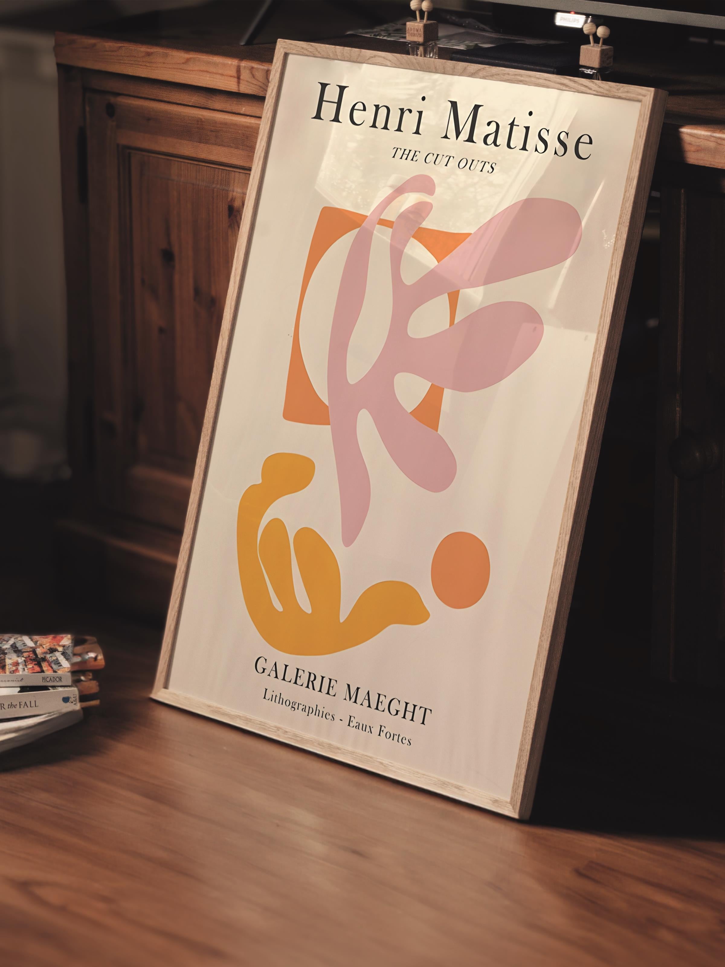 Çerçevesiz Poster, İllüstrasyon Çizim Poster - Henri Matisse Pastel, Duvar Posteri, HD Baskı, Kalın Arşivsel Sanat Kağıdı