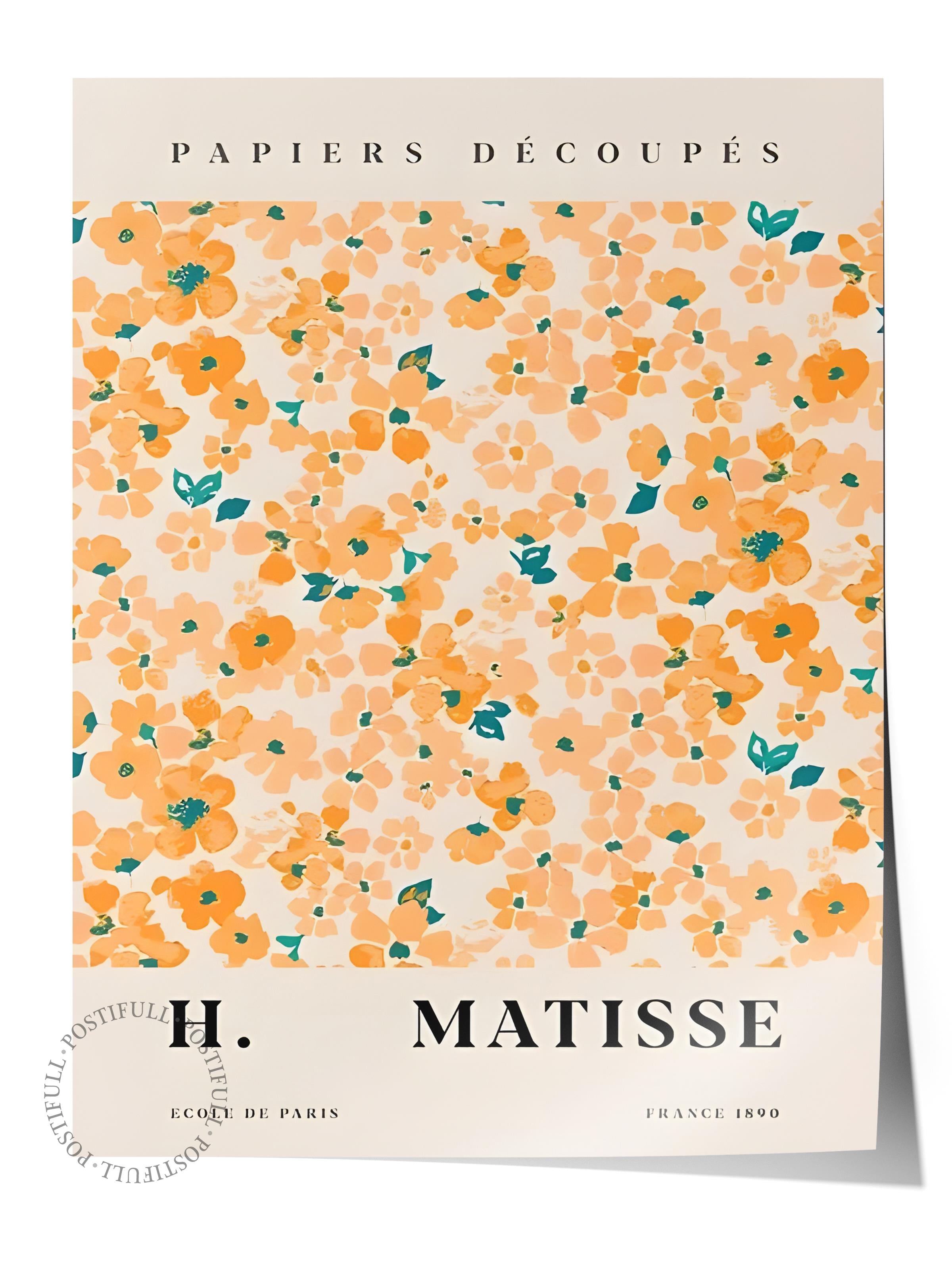 Çerçevesiz Poster, İllüstrasyon Çizim Poster - Henri Matisse Pastel, Duvar Posteri, HD Baskı, Kalın Arşivsel Sanat Kağıdı