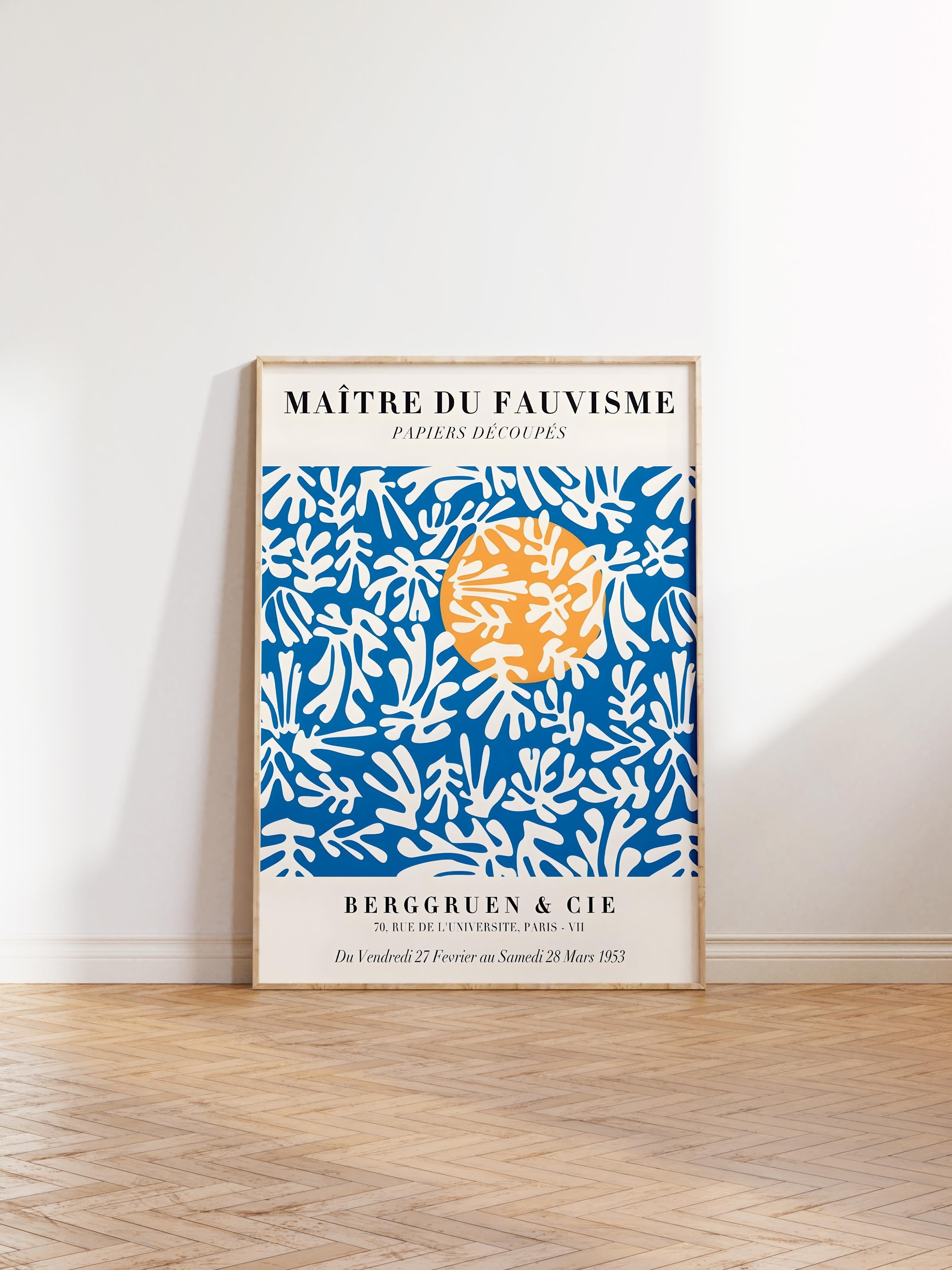 Çerçevesiz Poster, İllüstrasyon Çizim Poster - Henri Matisse Pastel, Duvar Posteri, HD Baskı, Kalın Arşivsel Sanat Kağıdı