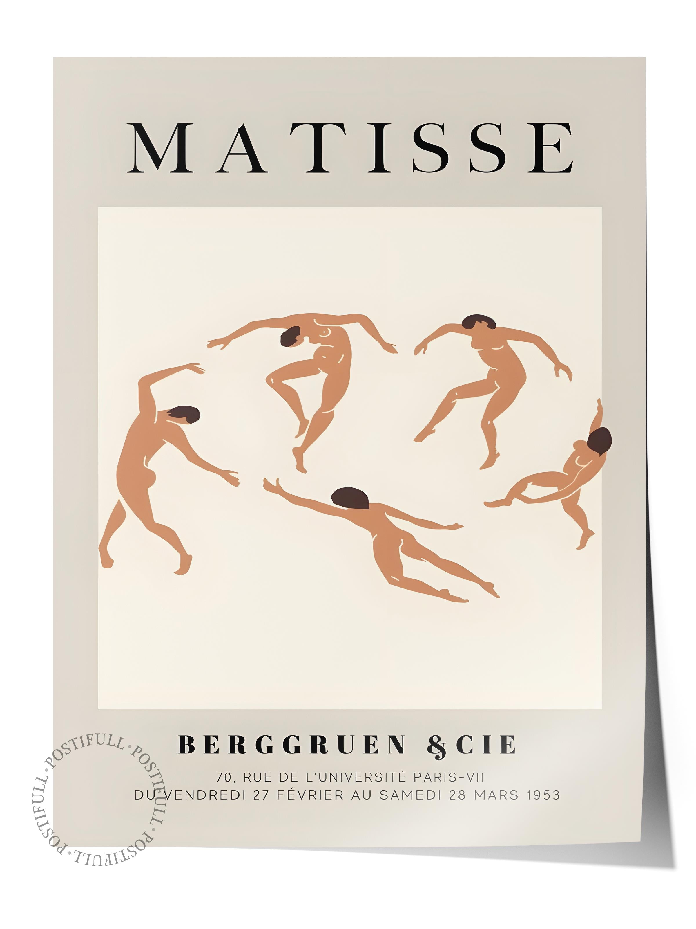 Çerçevesiz Poster, İllüstrasyon Çizim Poster - Henri Matisse Pastel, Duvar Posteri, HD Baskı, Kalın Arşivsel Sanat Kağıdı