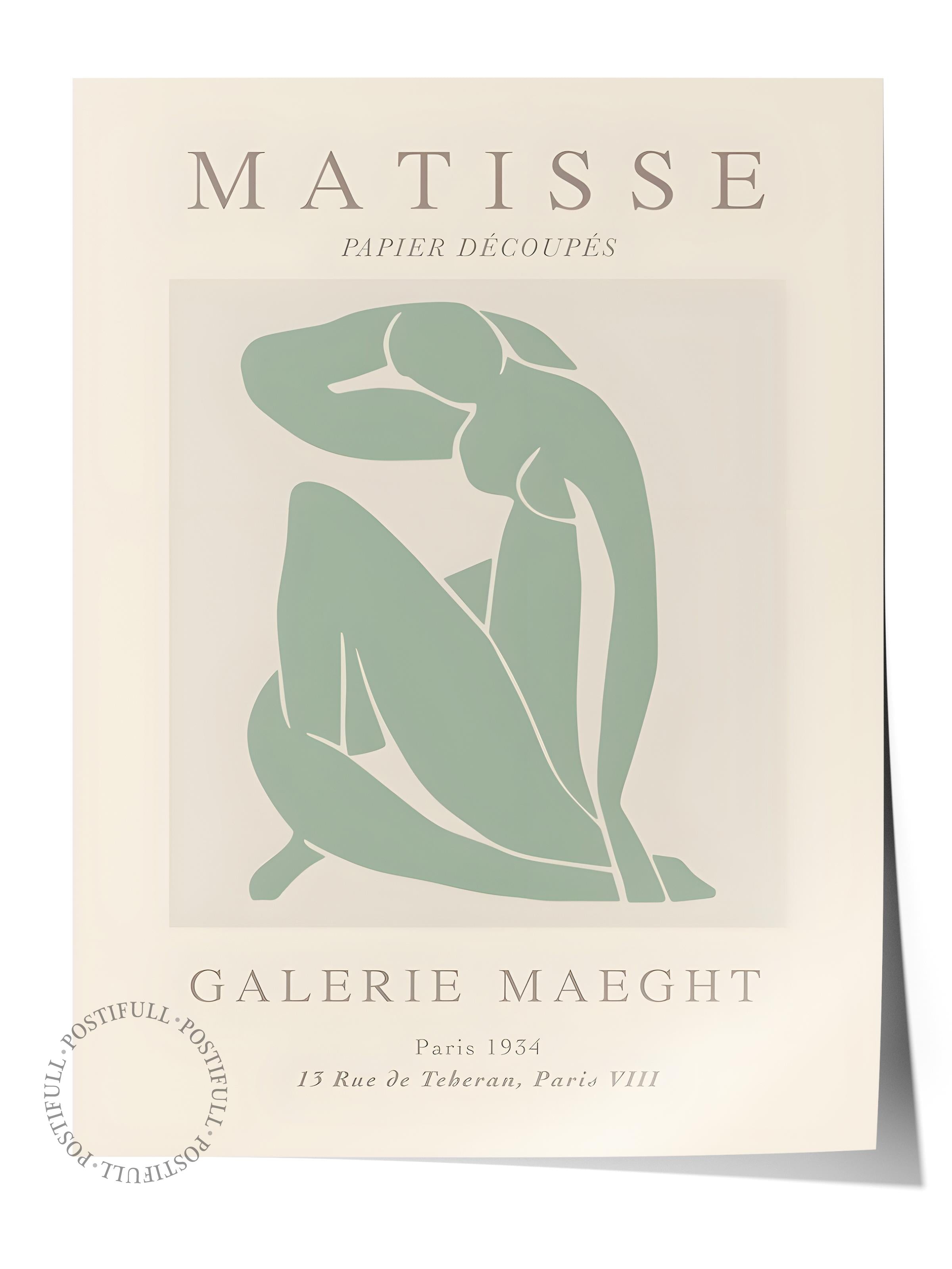 Çerçevesiz Poster, İllüstrasyon Çizim Poster - Henri Matisse Pastel, Duvar Posteri, HD Baskı, Kalın Arşivsel Sanat Kağıdı