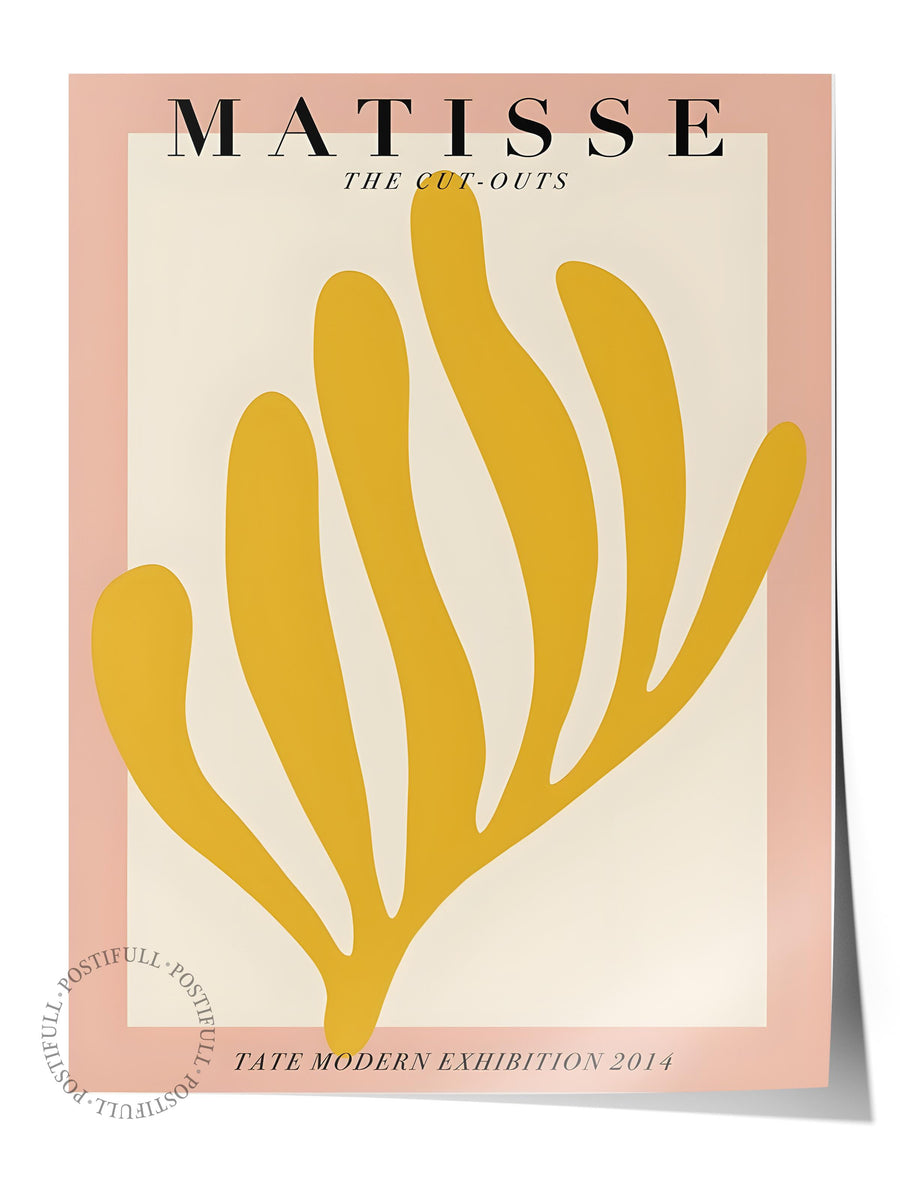 Farklı Tonlarda Matisse The Cut-Outs İllüstrasyon Çerçevesiz Poster