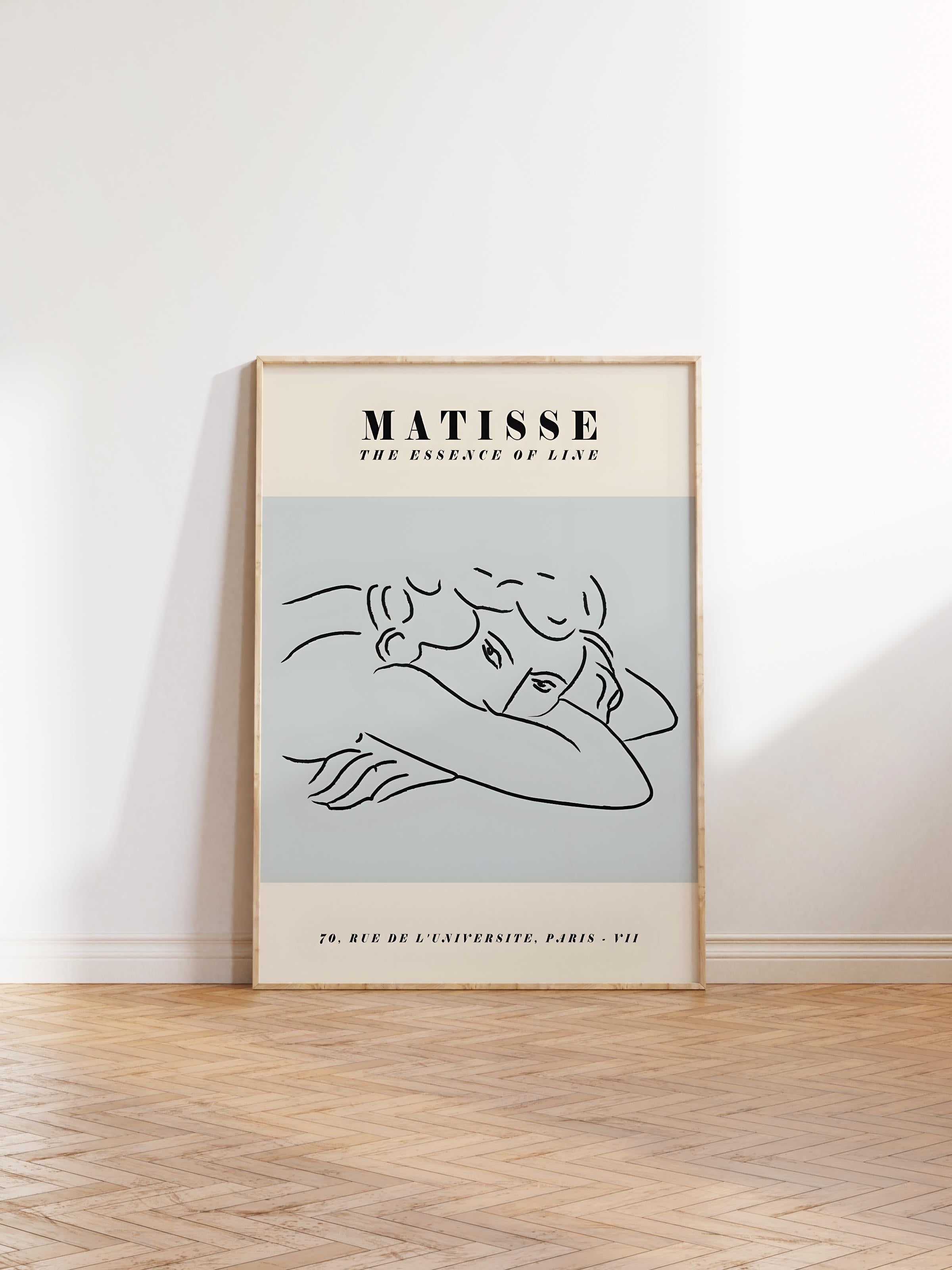 Çerçevesiz Poster, İllüstrasyon Çizim Poster - Henri Matisse Pastel, Duvar Posteri, HD Baskı, Kalın Arşivsel Sanat Kağıdı
