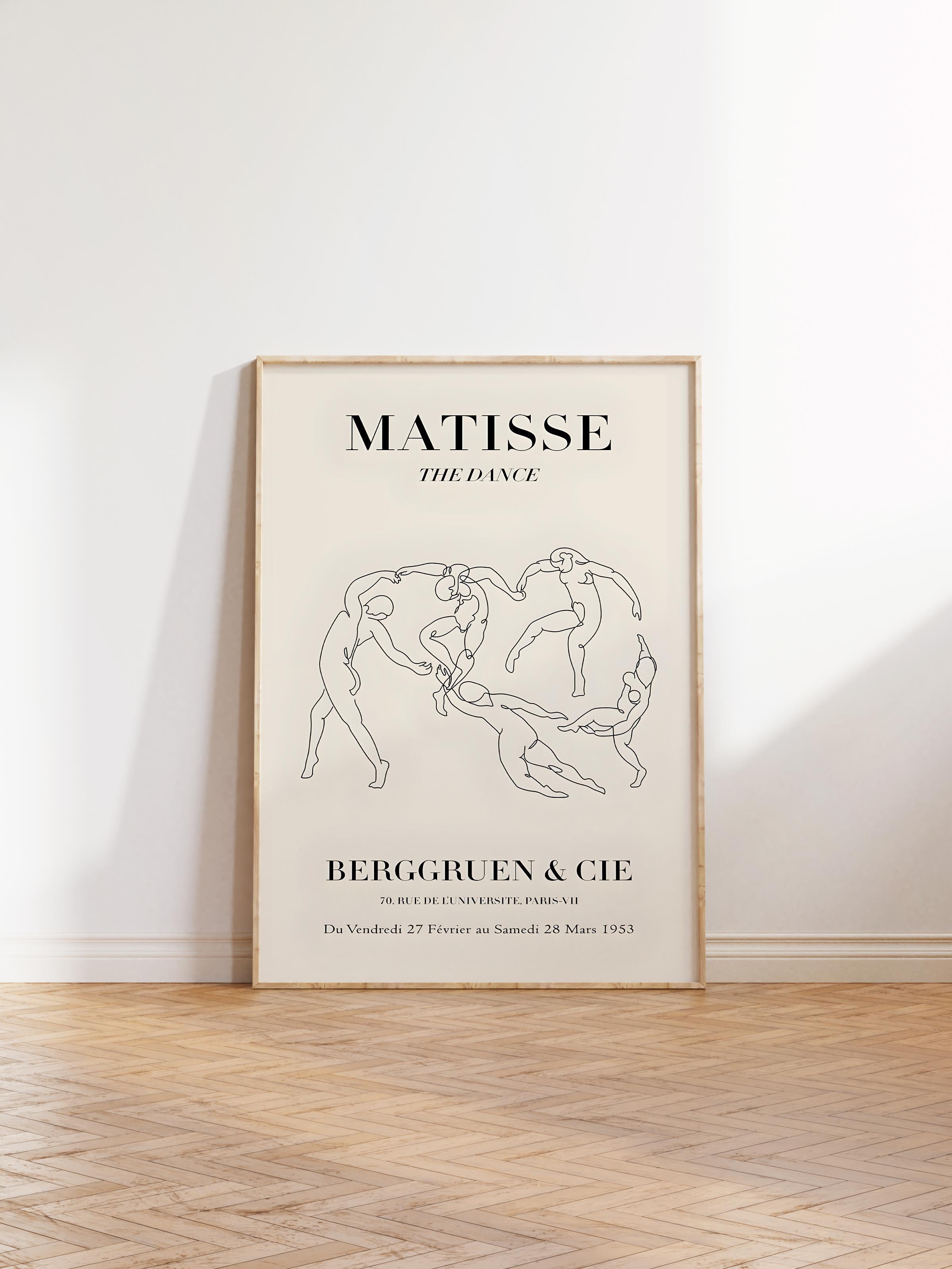 Çerçevesiz Poster, İllüstrasyon Çizim Poster - Henri Matisse Pastel, Duvar Posteri, HD Baskı, Kalın Arşivsel Sanat Kağıdı