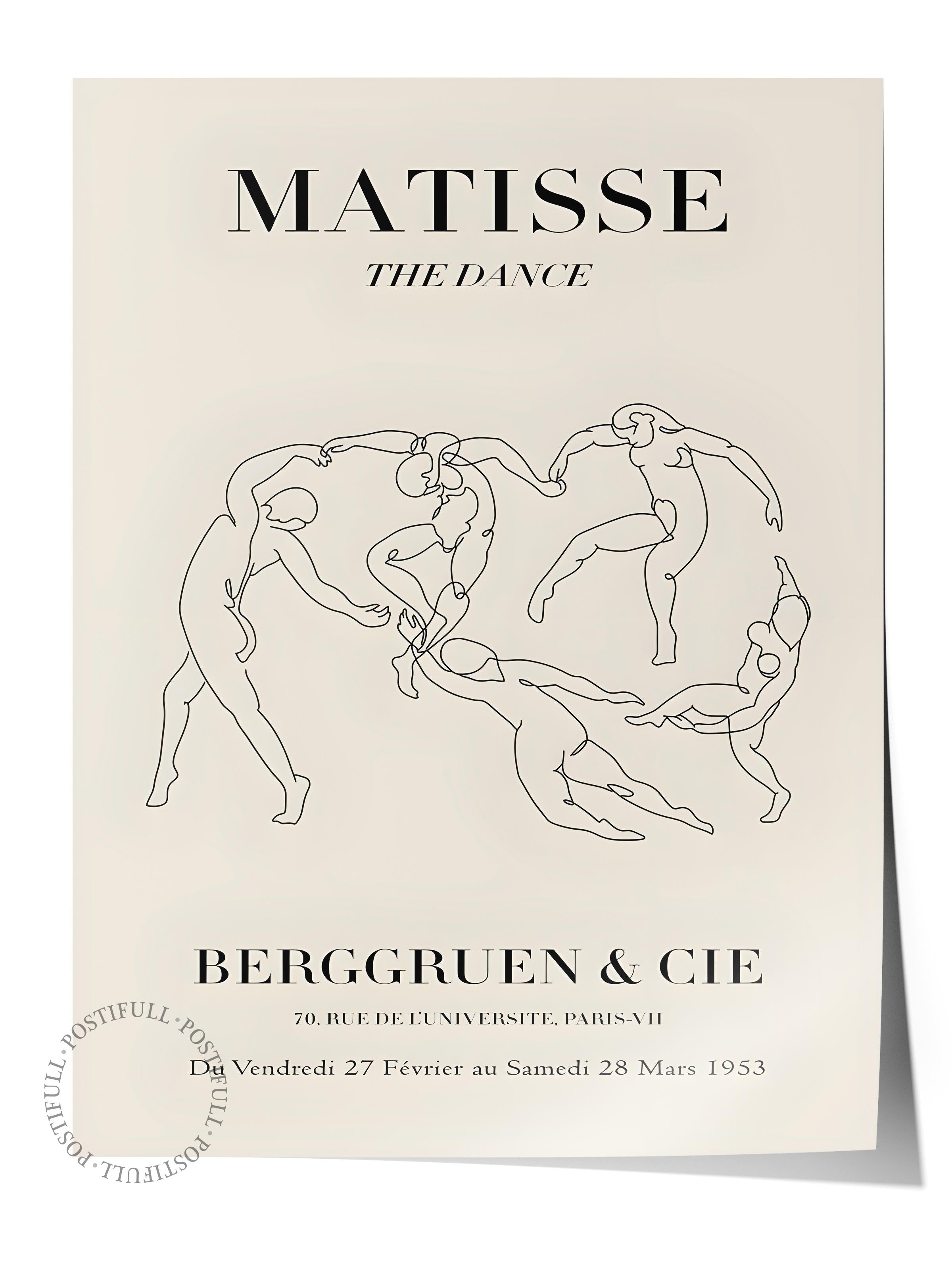 Çerçevesiz Poster, İllüstrasyon Çizim Poster - Henri Matisse Pastel, Duvar Posteri, HD Baskı, Kalın Arşivsel Sanat Kağıdı