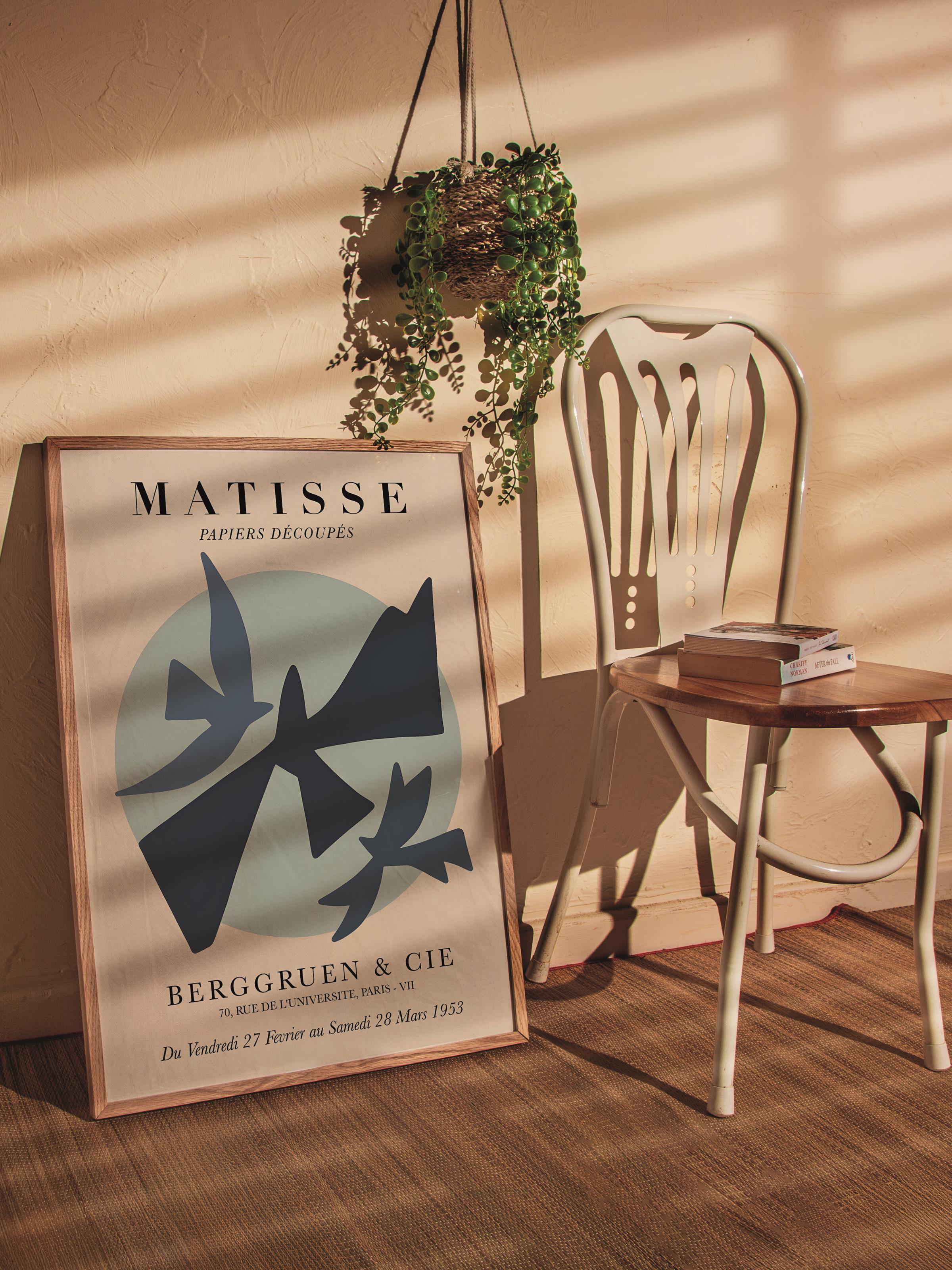 Çerçevesiz Poster, İllüstrasyon Çizim Poster - Henri Matisse Pastel, Duvar Posteri, HD Baskı, Kalın Arşivsel Sanat Kağıdı