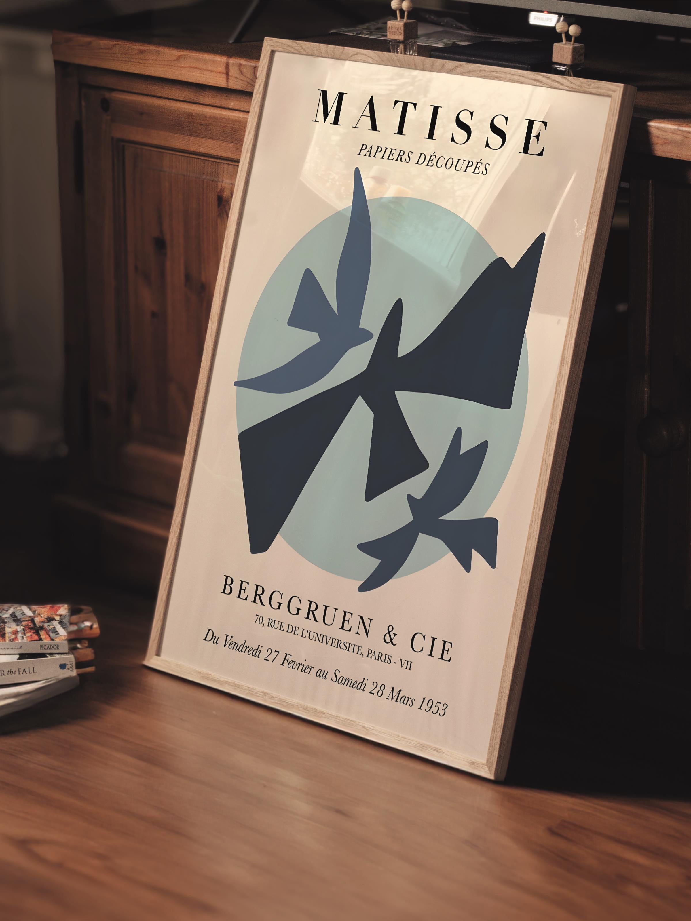 Çerçevesiz Poster, İllüstrasyon Çizim Poster - Henri Matisse Pastel, Duvar Posteri, HD Baskı, Kalın Arşivsel Sanat Kağıdı