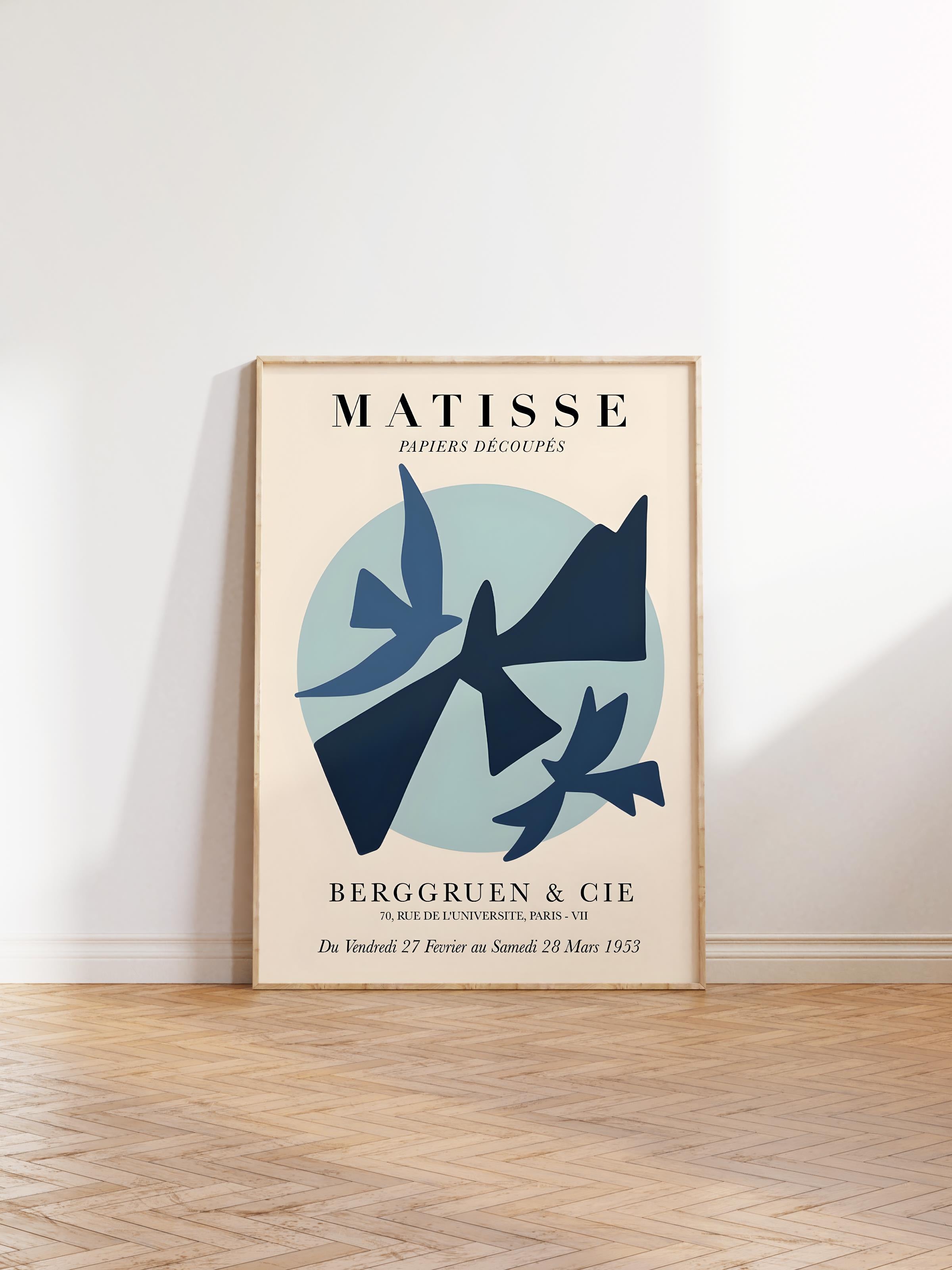 Çerçevesiz Poster, İllüstrasyon Çizim Poster - Henri Matisse Pastel, Duvar Posteri, HD Baskı, Kalın Arşivsel Sanat Kağıdı