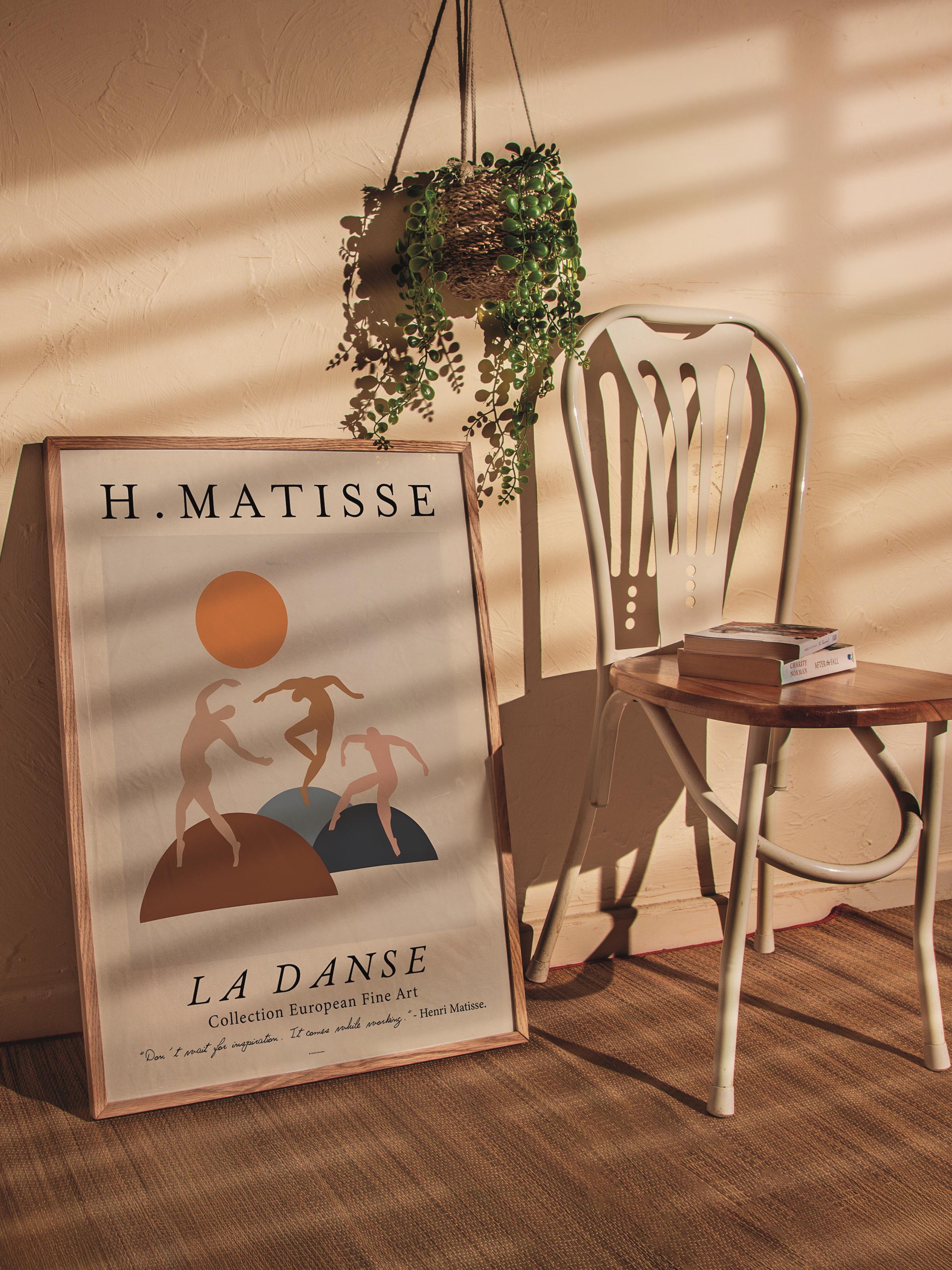 Çerçevesiz Poster, İllüstrasyon Çizim Poster - Pastel Matisse, Duvar Posteri, Duvar Dekoru, HD Baskı, Kalın Arşivsel Sanat Kağıdı