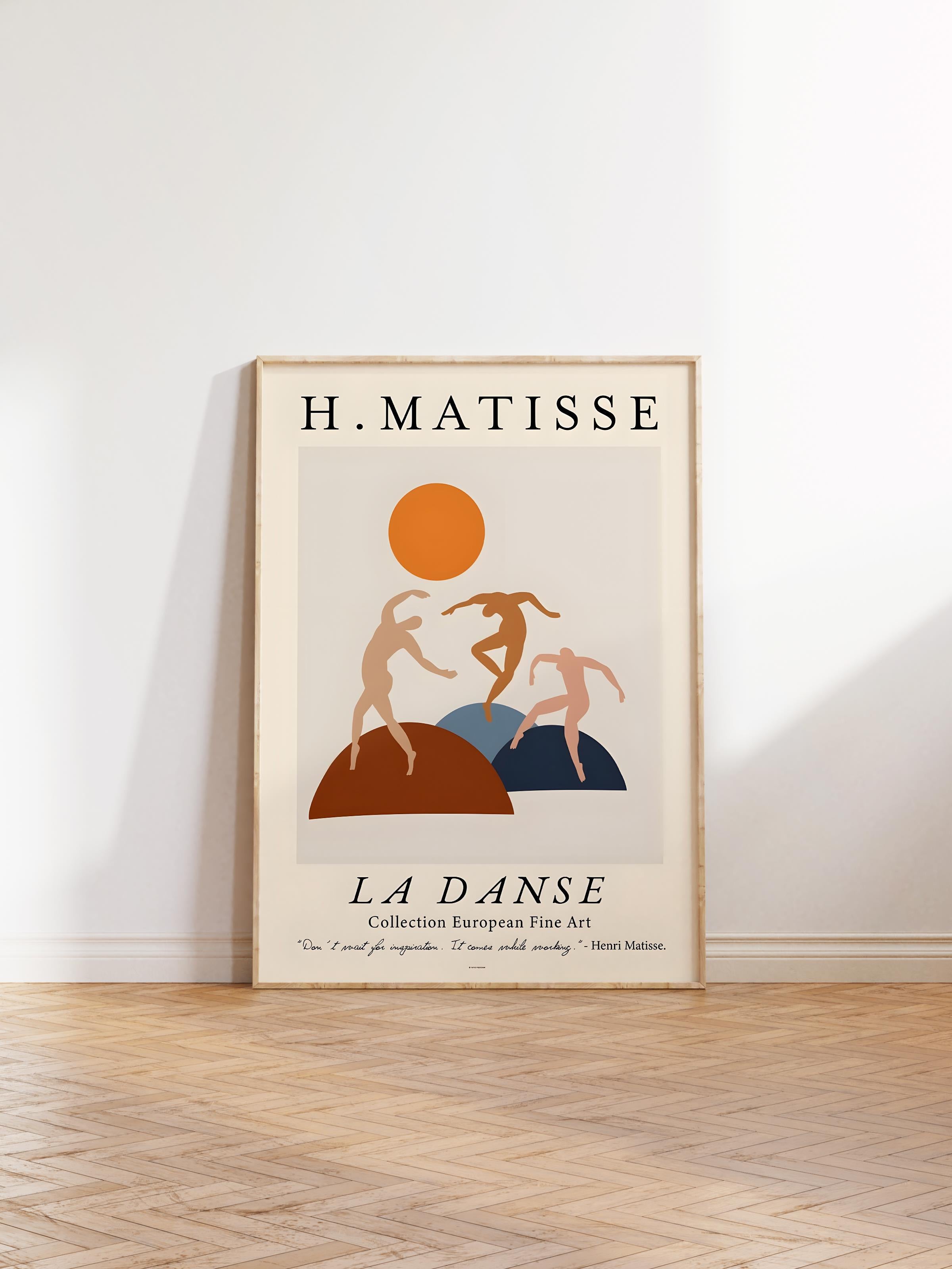 Çerçevesiz Poster, İllüstrasyon Çizim Poster - Pastel Matisse, Duvar Posteri, Duvar Dekoru, HD Baskı, Kalın Arşivsel Sanat Kağıdı