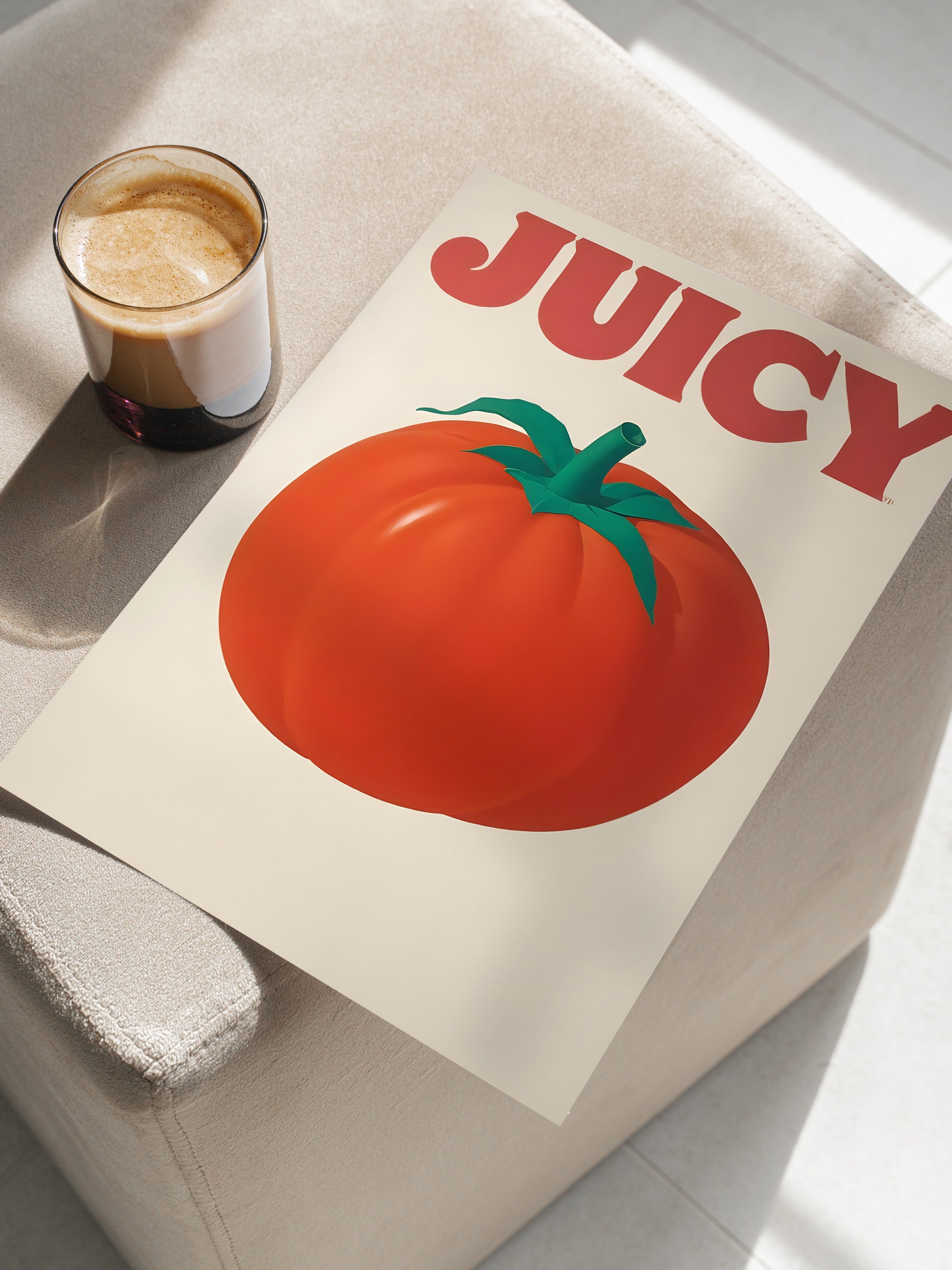 Çerçevesiz Poster, Juicy, Comfort Serisi Mutfak Duvar Posteri, NO:109070