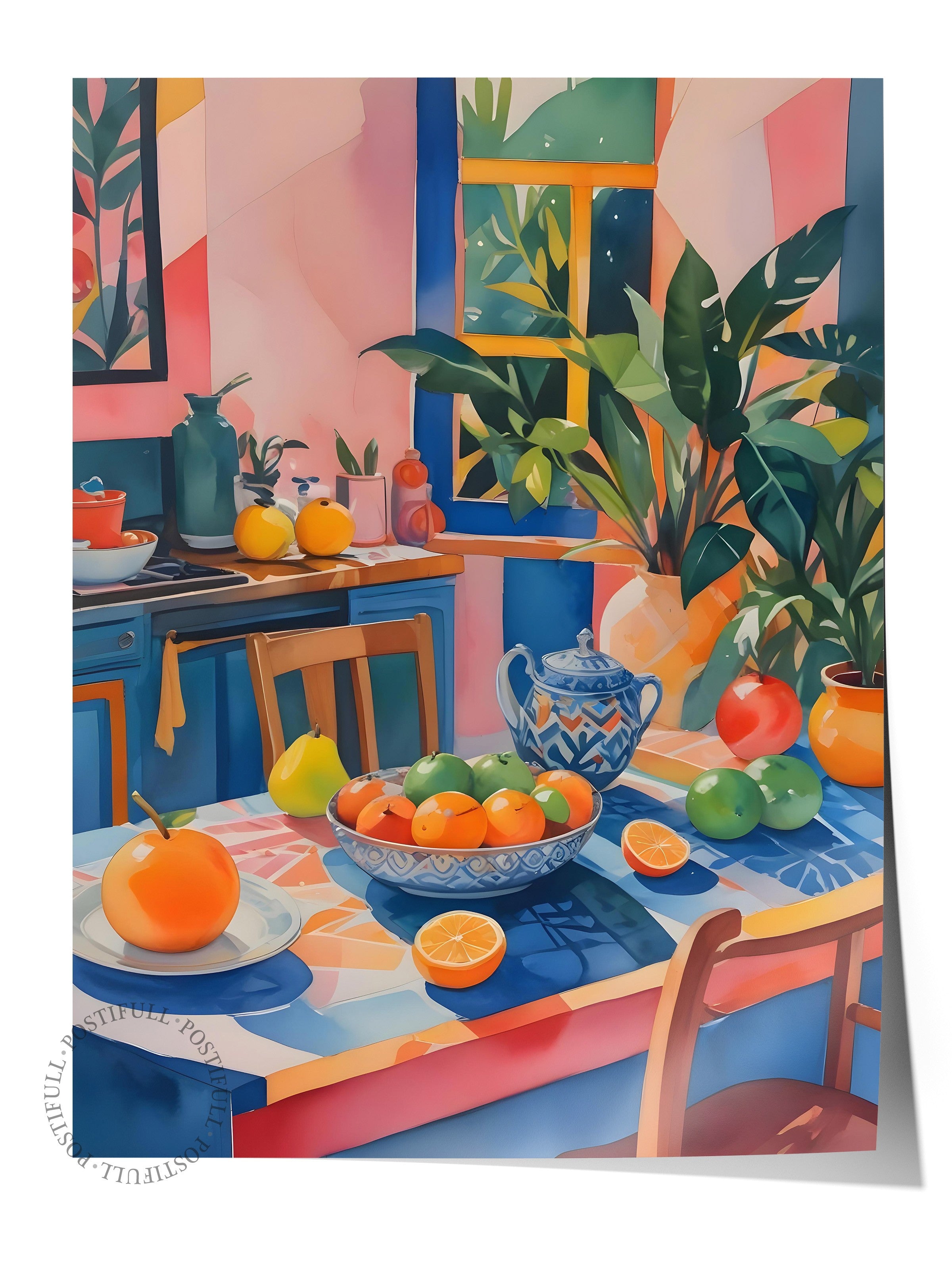 Çerçevesiz Poster, Kitsch Aesthetic, Comfort Serisi Duvar Posteri, NO:108962