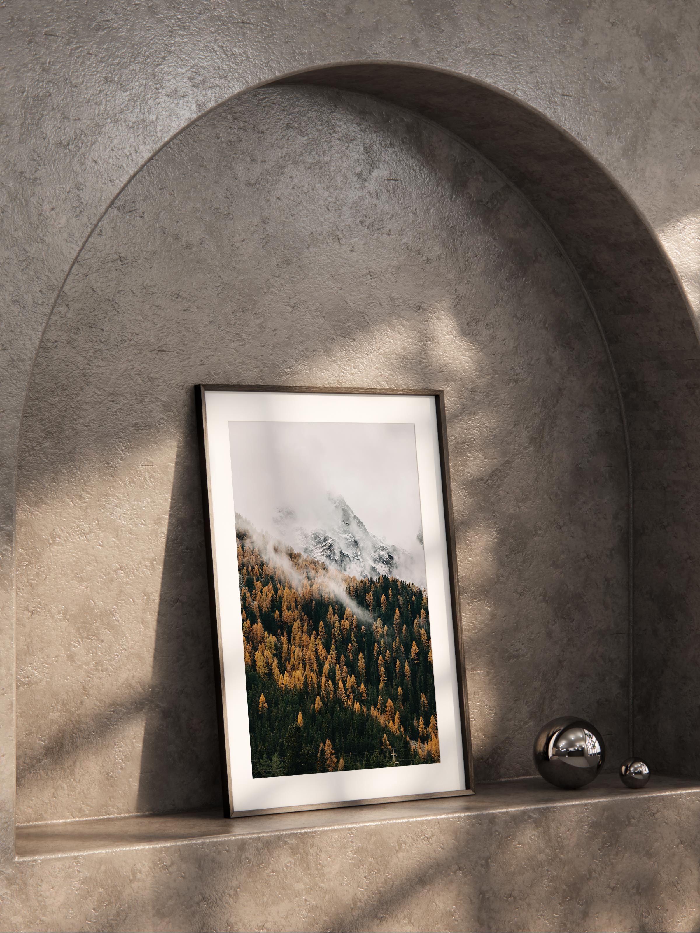 Çerçevesiz Poster Orman No:42, Fotoğraf Baskısı, Salon, Mutfak, Oturma Odası, Hol Duvar Dekoru Poster