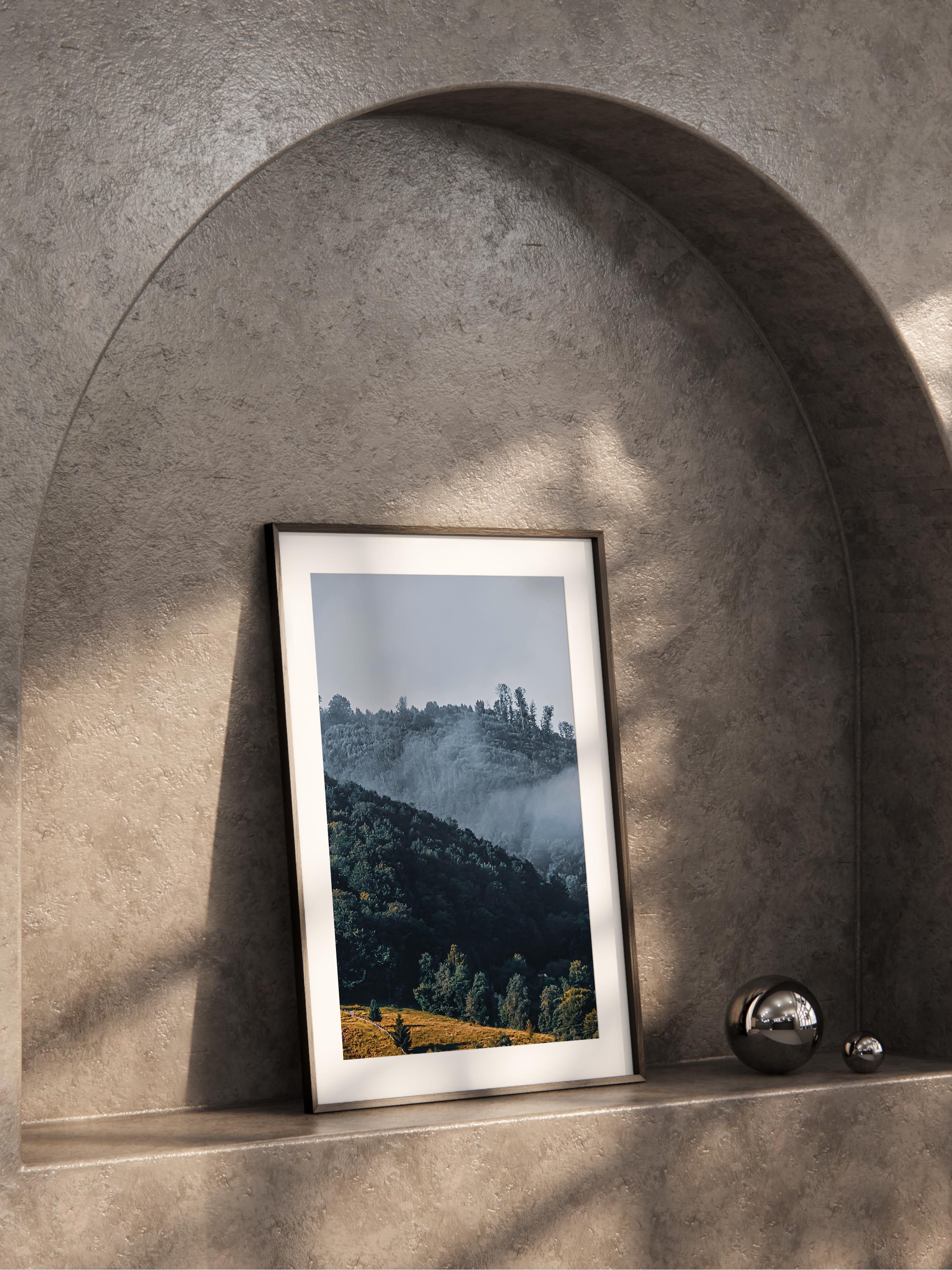 Çerçevesiz Poster Orman No:43, Fotoğraf Baskısı, Salon, Mutfak, Oturma Odası, Hol Duvar Dekoru Poster