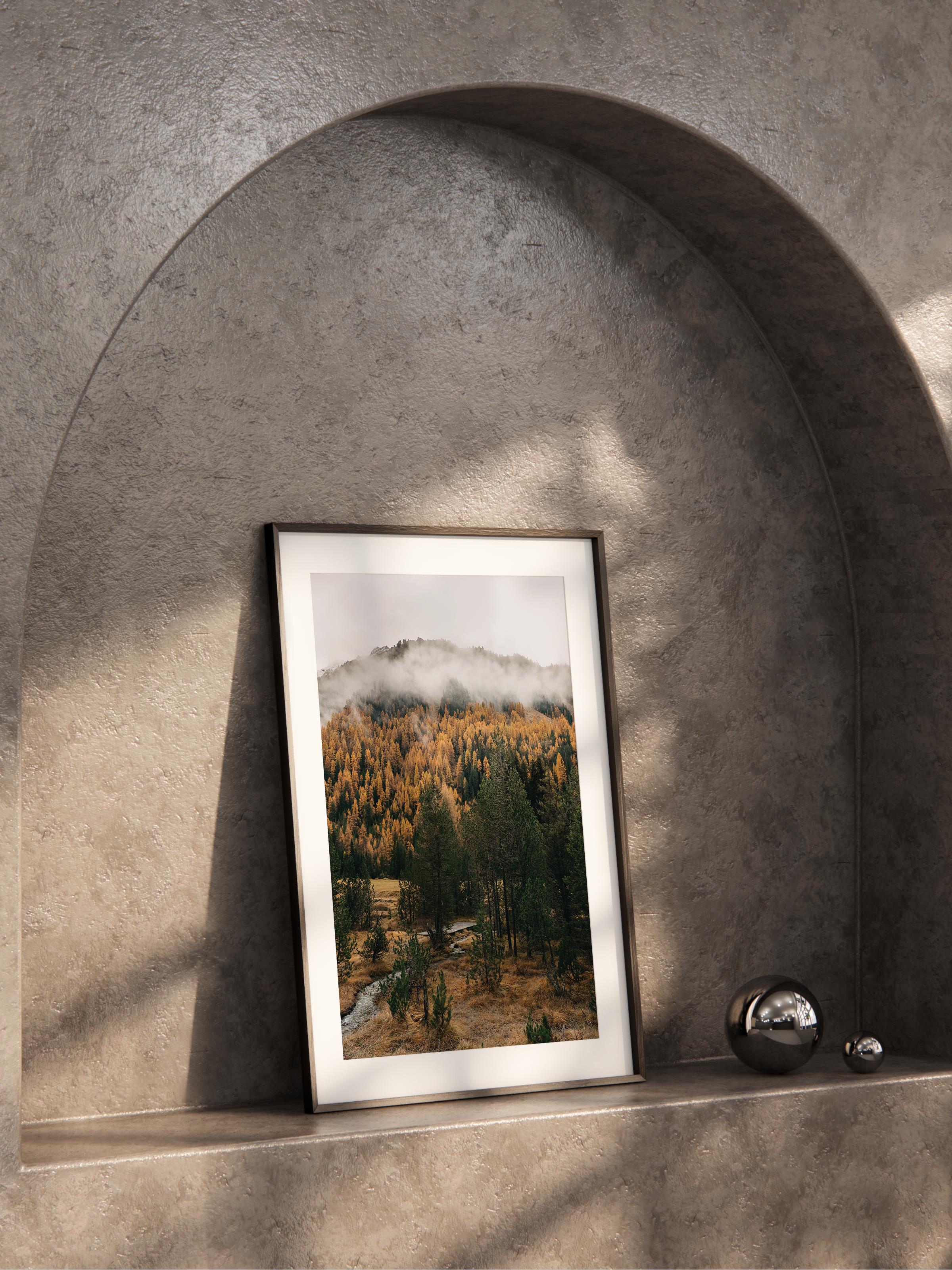 Çerçevesiz Poster Orman No:46, Fotoğraf Baskısı, Salon, Mutfak, Oturma Odası, Hol Duvar Dekoru Poster