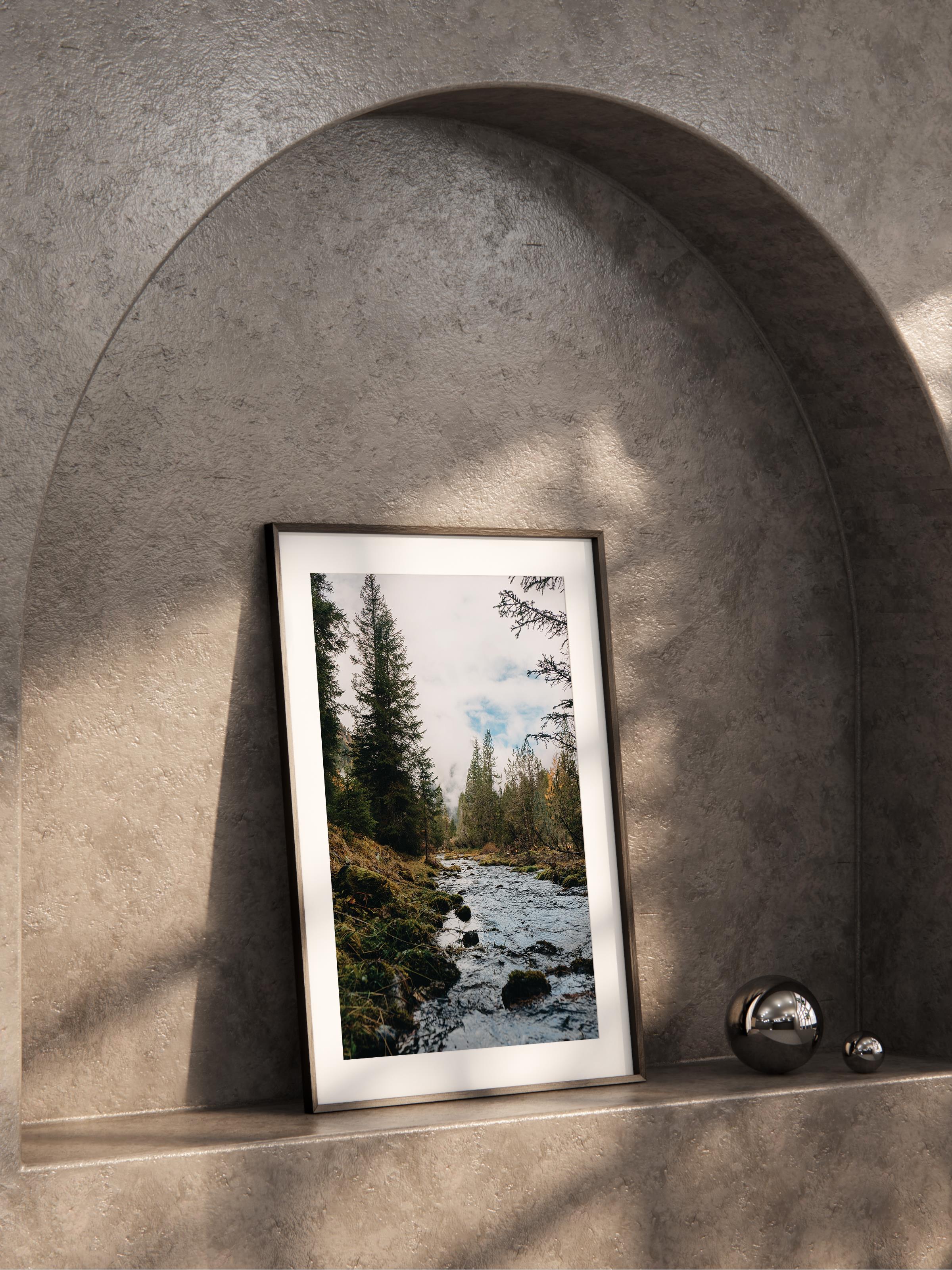 Çerçevesiz Poster Orman No:47, Fotoğraf Baskısı, Salon, Mutfak, Oturma Odası, Hol Duvar Dekoru Poster