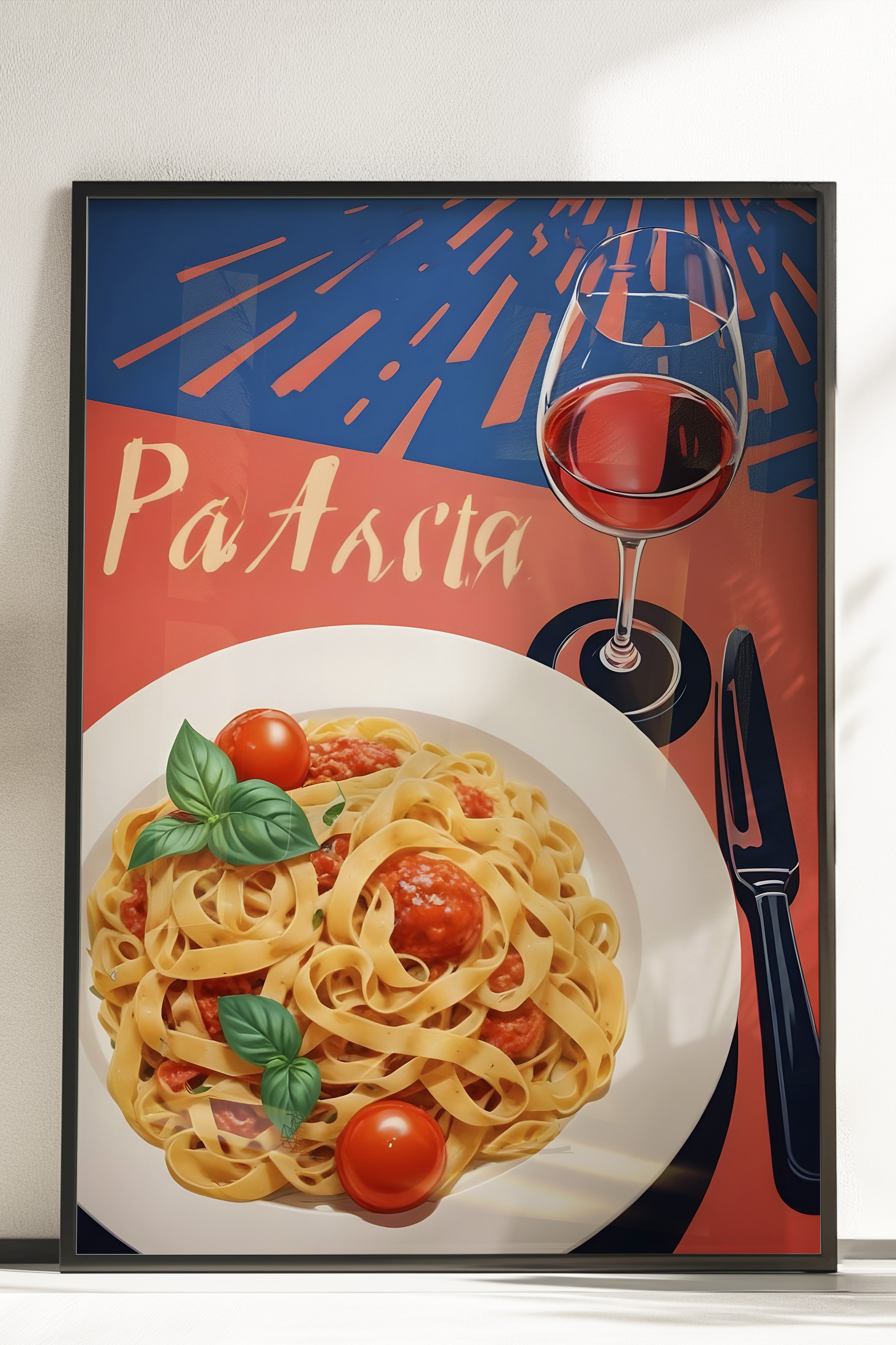 Çerçevesiz Poster, PaAasta, Comfort Serisi Mutfak Duvar Posteri, NO:109083