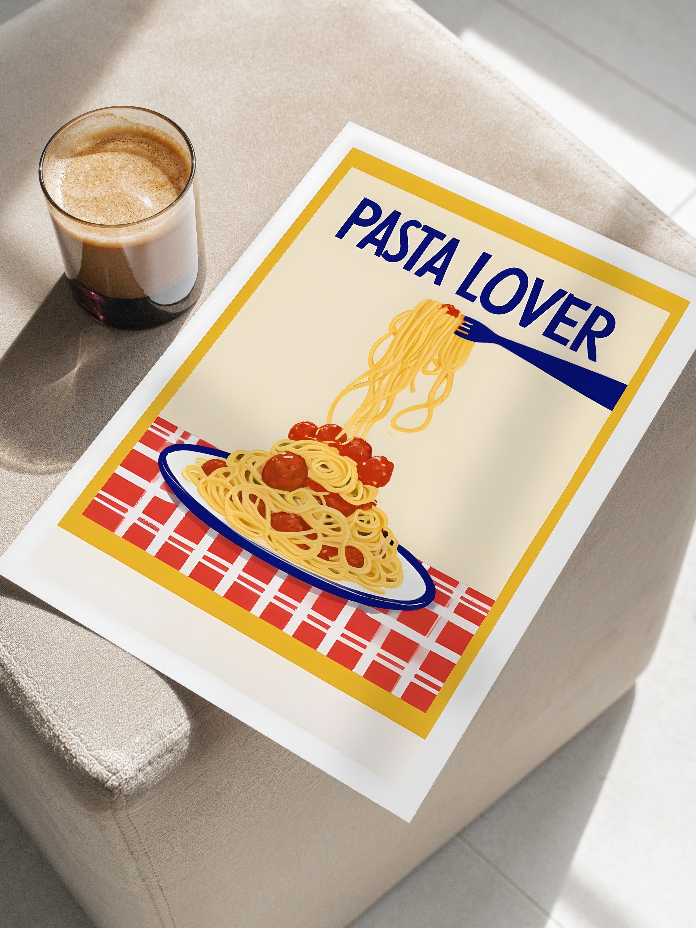 Çerçevesiz Poster, Pasta Lover, Comfort Serisi Mutfak Duvar Posteri, NO:109068
