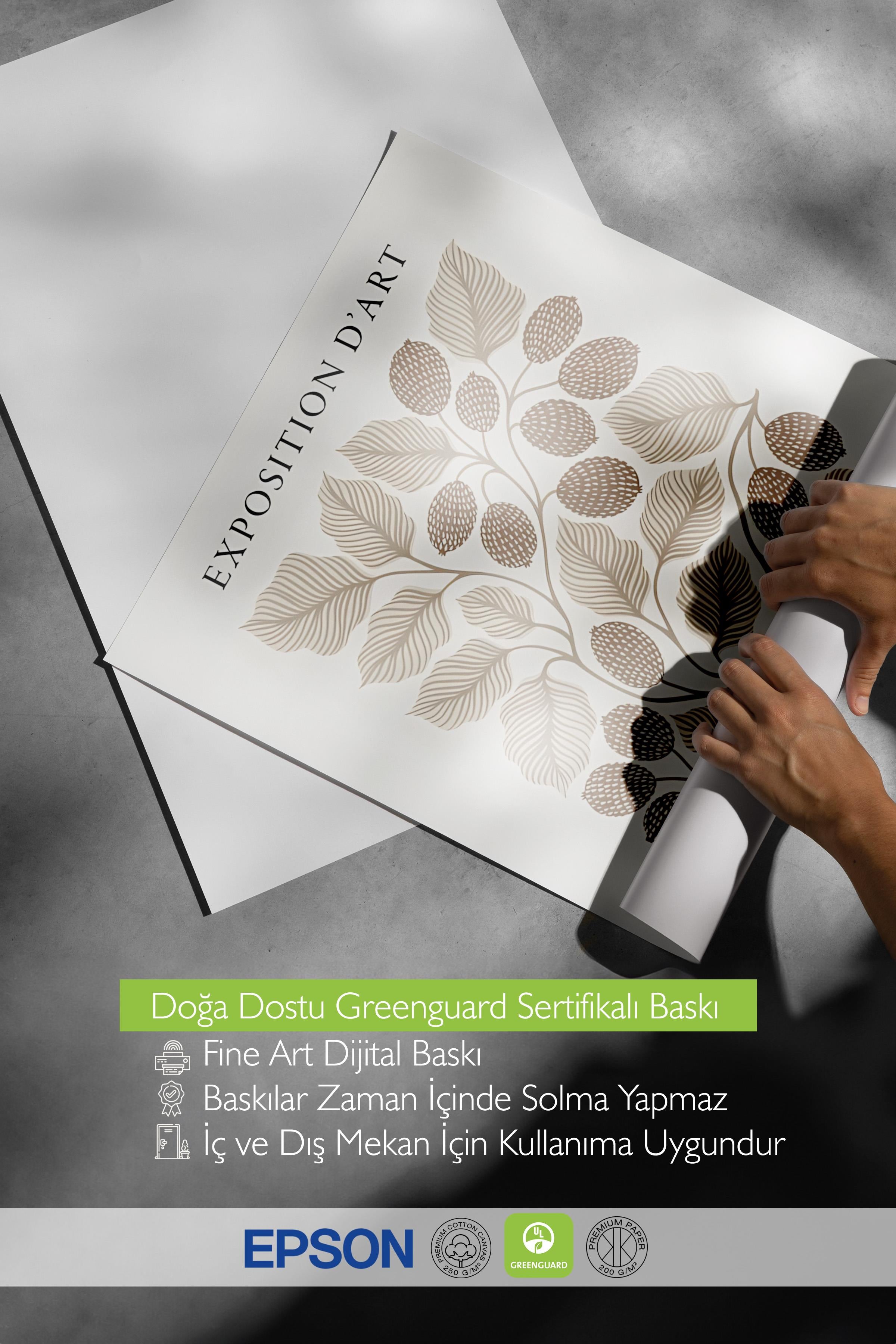 Çerçevesiz Poster, Sanatsal Tasarım Duvar Posteri, Arts Botaniques Poster, NO:108580