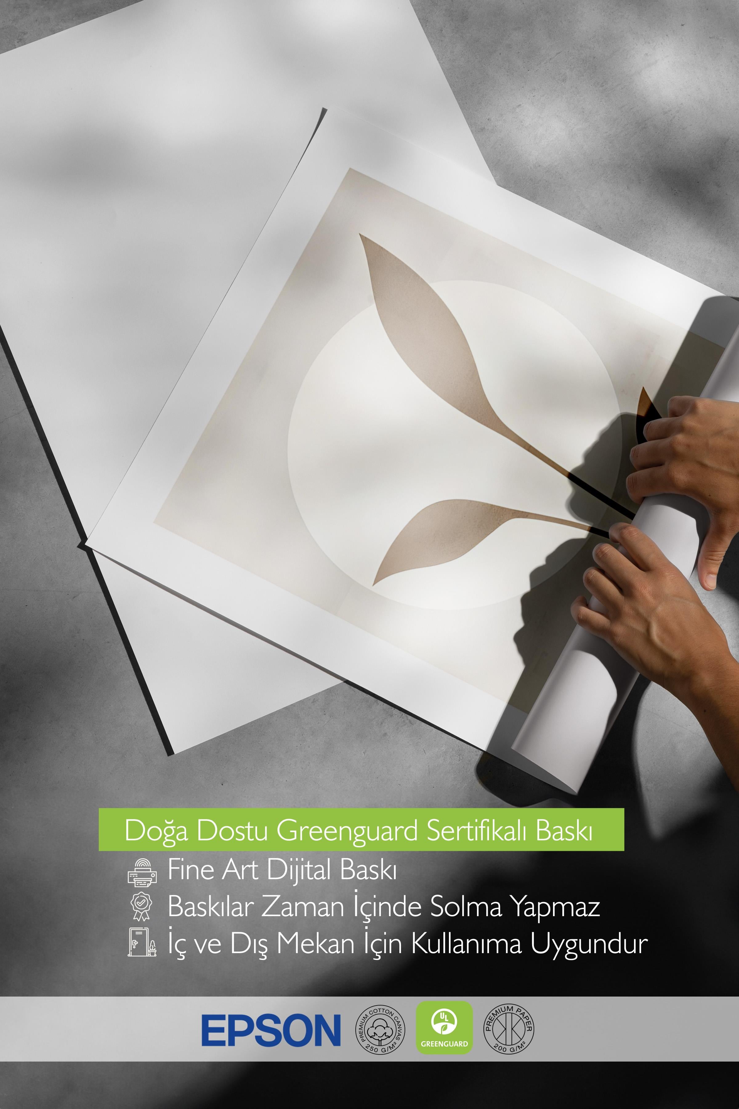 Çerçevesiz Poster, Sanatsal Tasarım Duvar Posteri, Beige Solar Poster, NO:108579