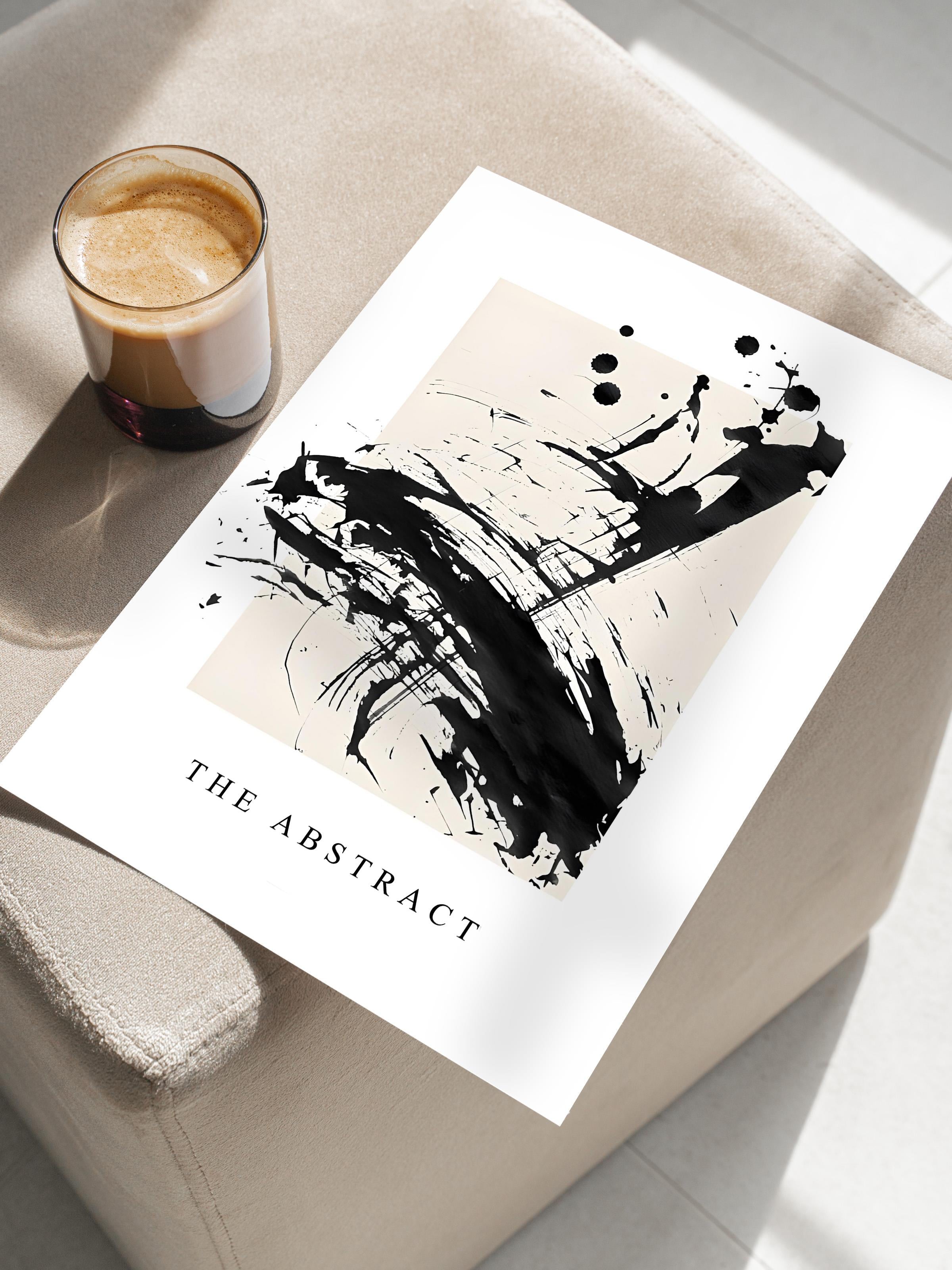 Çerçevesiz Poster, Sanatsal Tasarım Duvar Posteri, The Abstract Poster, NO:108572